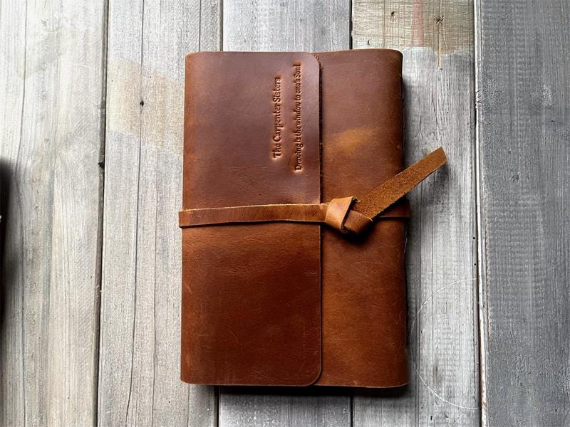 Custom Leather Journals for Women - Personalized Writing Notebooks for Journaling, Note Taking & Gift Giving - Perfect for Travel, Work & Creative Writing