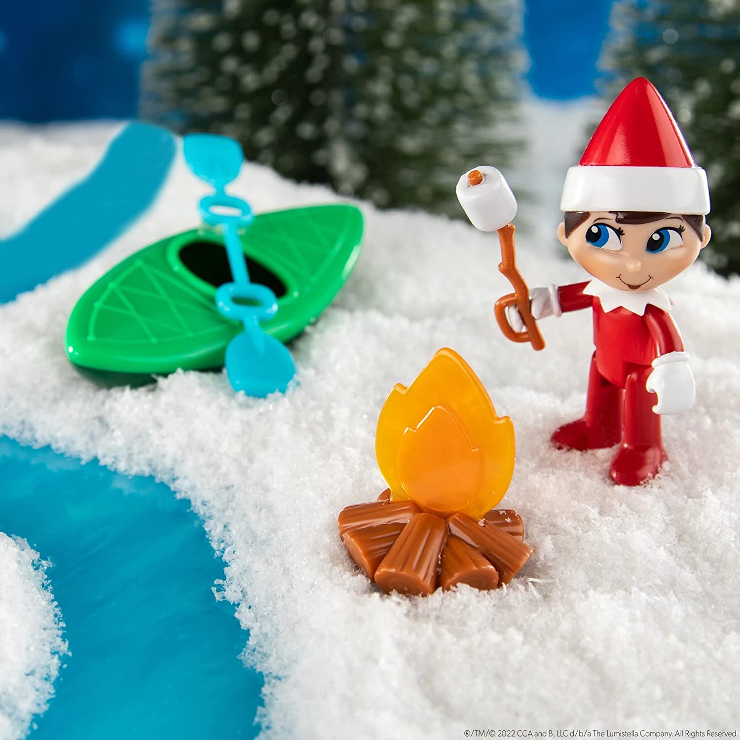 Elf on the Shelf Action Figure Play Set - Camping Adventure Edition for Kids | Christmas Tradition Toy for Family Fun & Holiday Decor