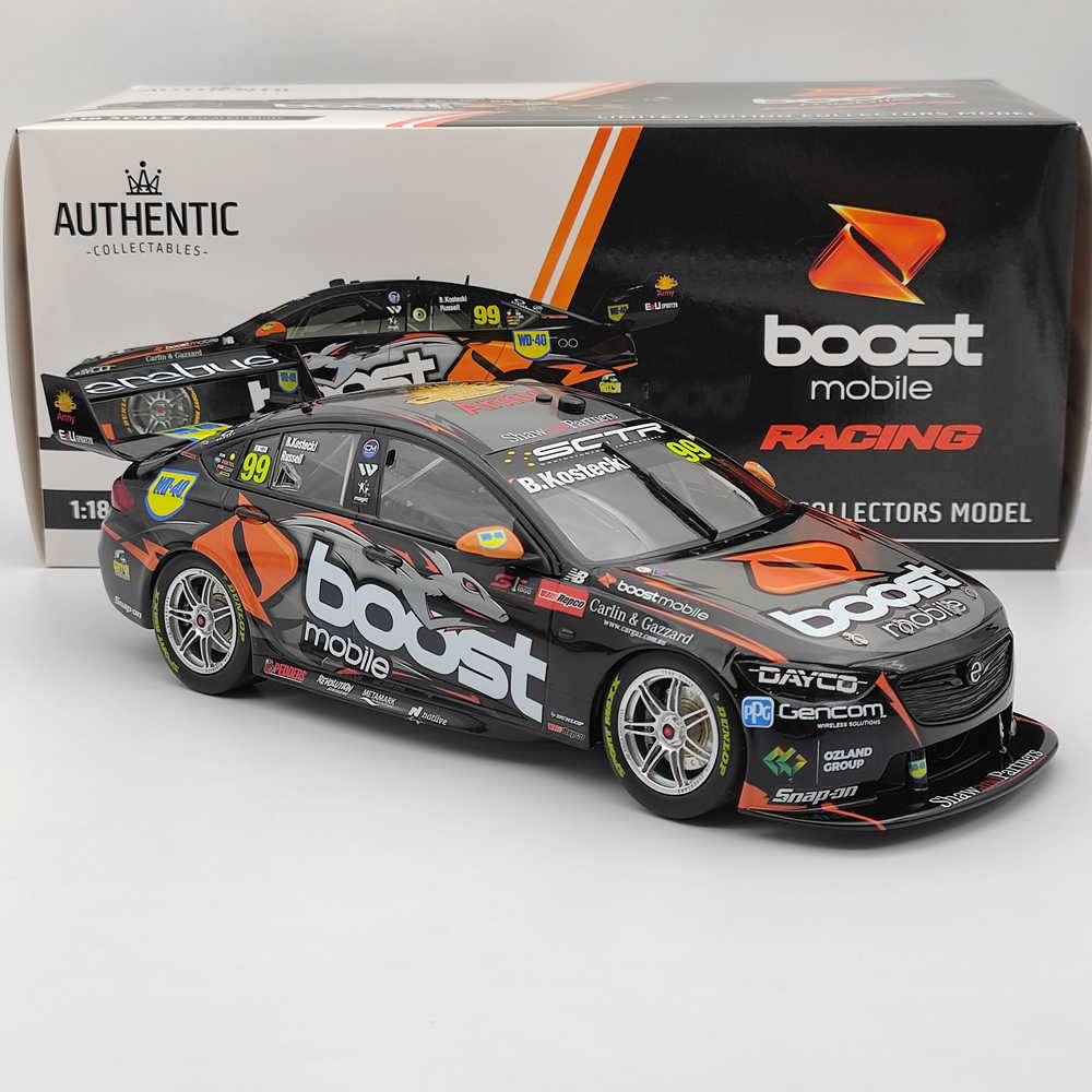 1/18 Scale Authentic Erebus Boost Mobile Racing #99 ZB Commodore 2021 Resin Diecast Model Car - Collectible Toy Gift for Racing Fans & Car Enthusiasts - Perfect for Display, Collection, and Birthday Gifts