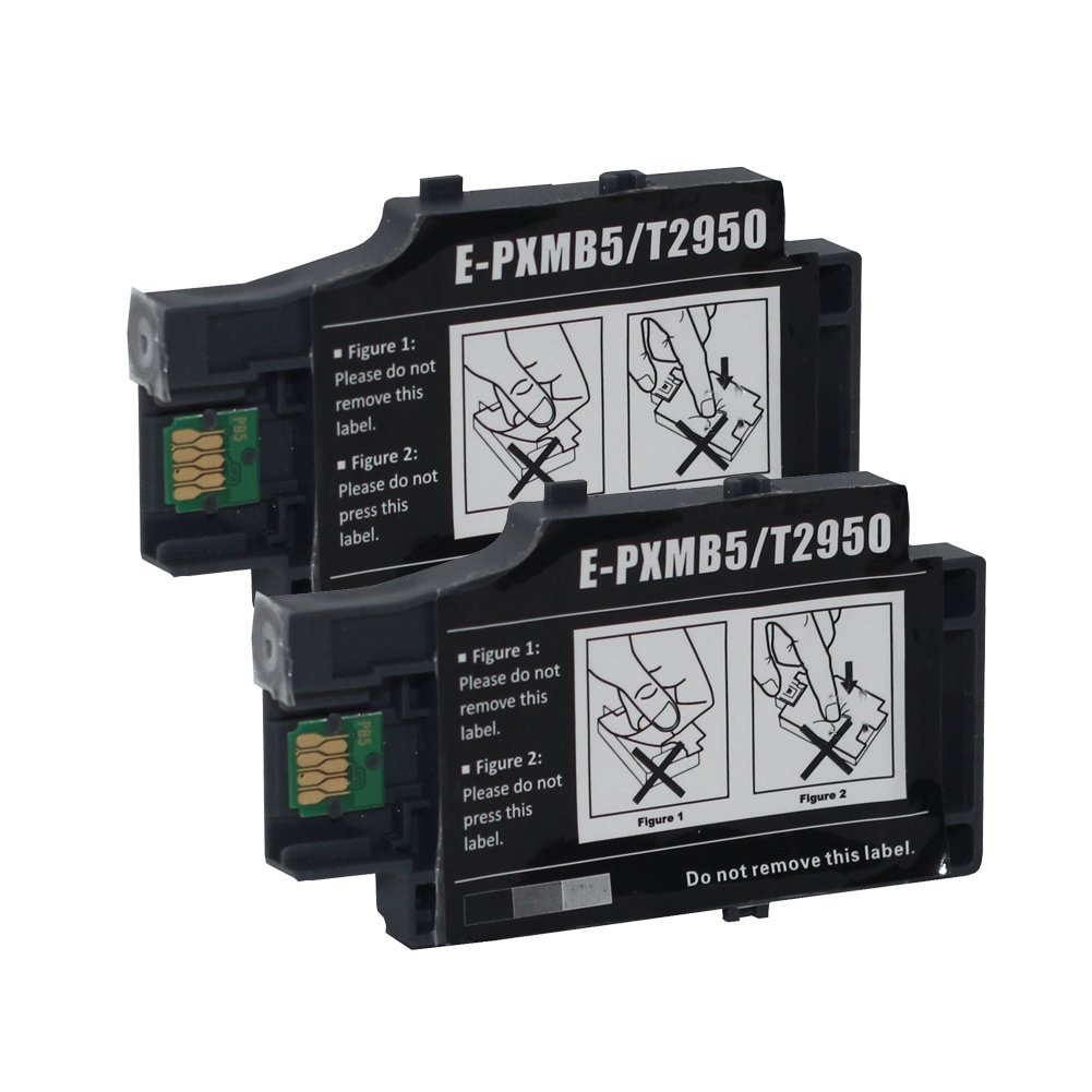 AQree Compatible Ink Maintenance Box for Epson T2950 T2950/PXMB5 WF-100 WF-110 WF-100W WF-110W Printers - 5 Pack - Perfect for High Volume Printing in Offices & Small Businesses