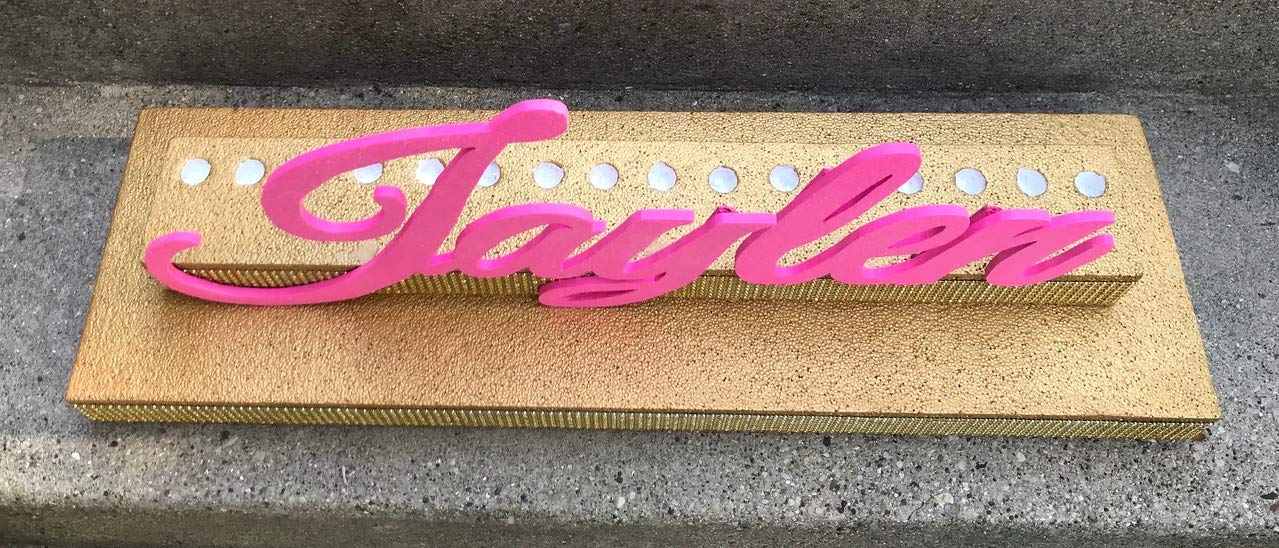 Elegant Bar Mitzvah & Bat Mitzvah Candelabra Set - Personalized Name Stand for Sweet 16 & Candle Ceremonies - Non-Glitter Candle Holder Board - Perfect for Religious Celebrations & Special Occasions