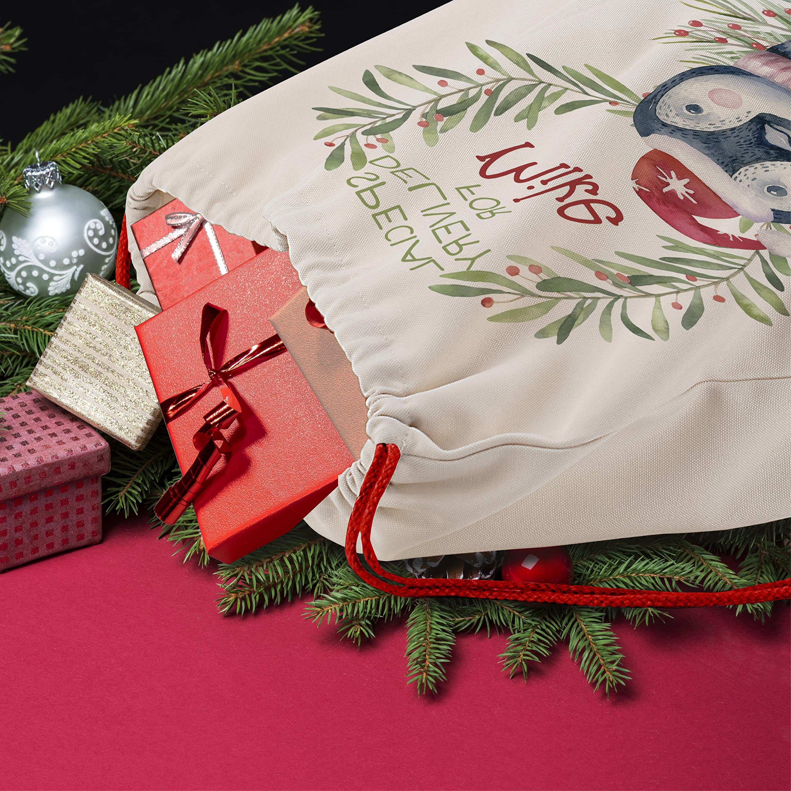 Custom Santa Sacks Set of 4 - 27