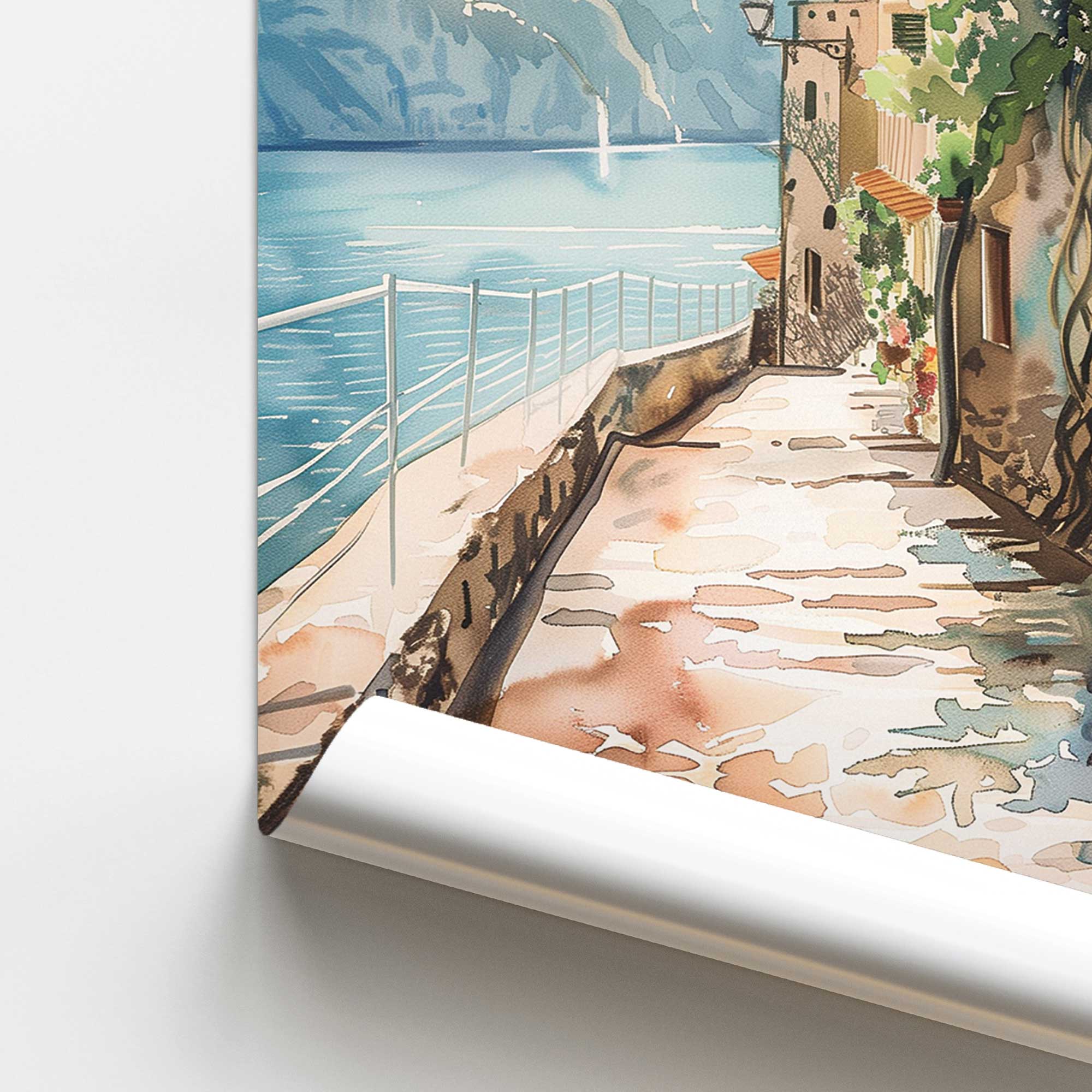 Coastal Greeting v2 Print - Beach Themed Wall Art Decor for Living Room, Bedroom & Office | Perfect for Home, Vacation House & Gift Giving