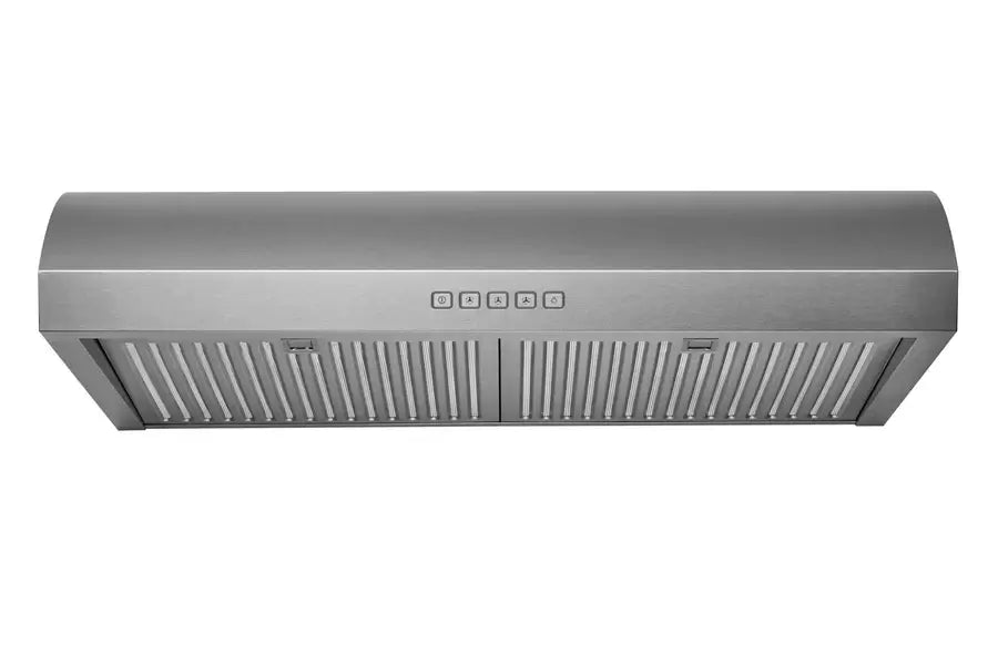 Hauslane Chef 30 Inch Convertible Stainless Steel Under Cabinet Range Hood - Powerful Kitchen Ventilation for Smoke & Odor Removal - Perfect for Home Cooking, Grilling & Baking (UC B018SS 30)