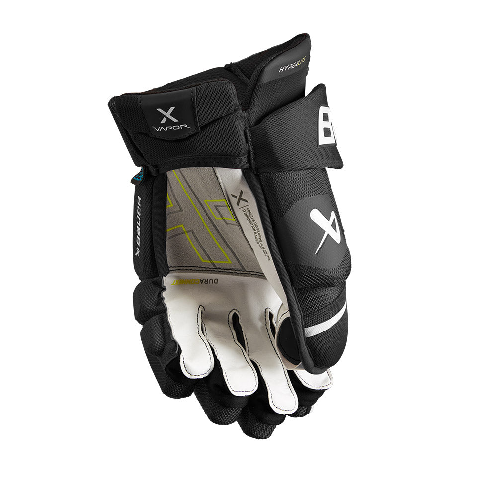 Bauer Vapor HyperLite Intermediate Ice Hockey Gloves - Lightweight Protective Gear for Youth & Adult Players - Perfect for Practice, Games & Training Sessions