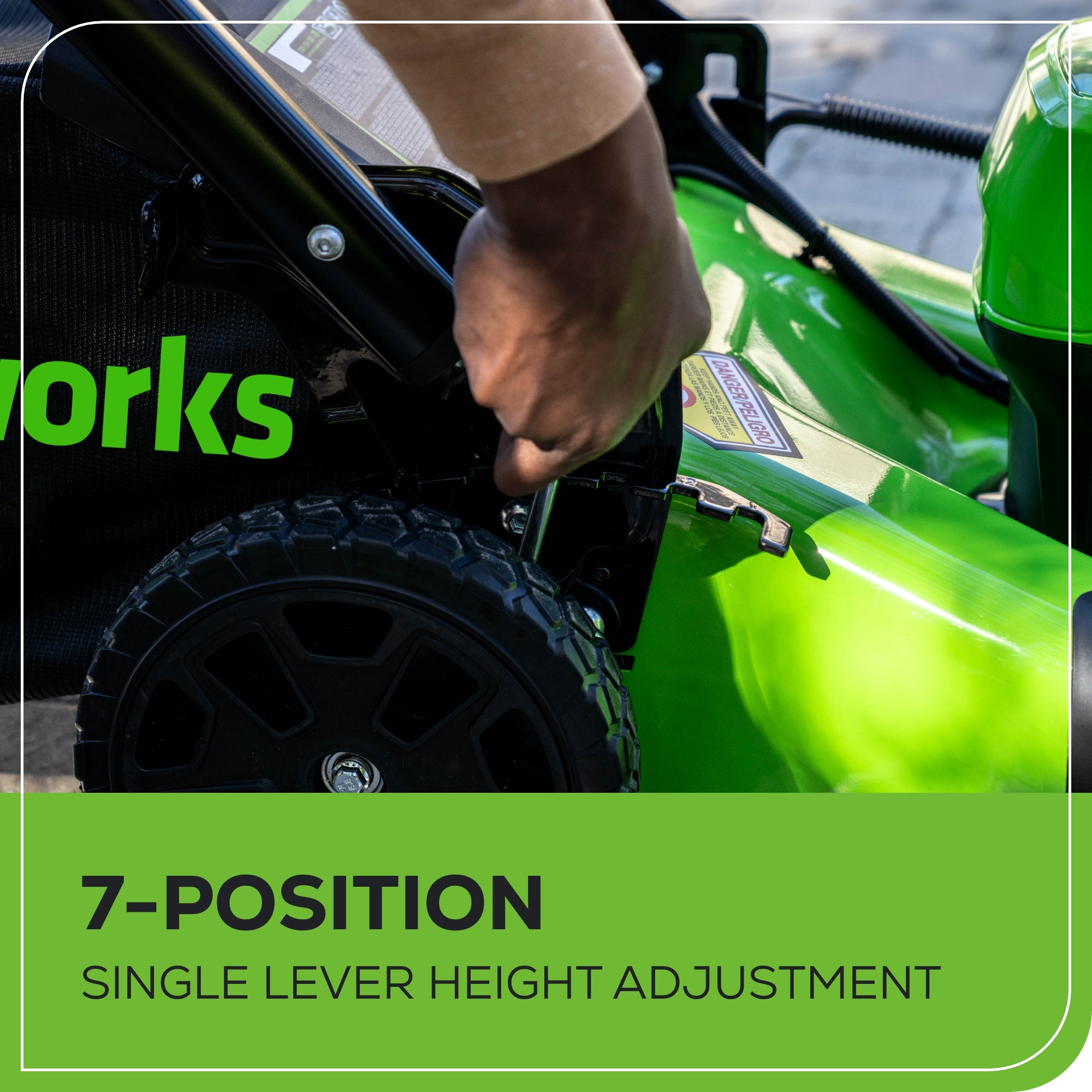 40V 21-Inch Cordless Self-Propelled Lawn Mower with 5.0Ah Battery & 2A Fast Charger - Perfect for Medium to Large Yards, Quiet & Eco-Friendly Lawn Care