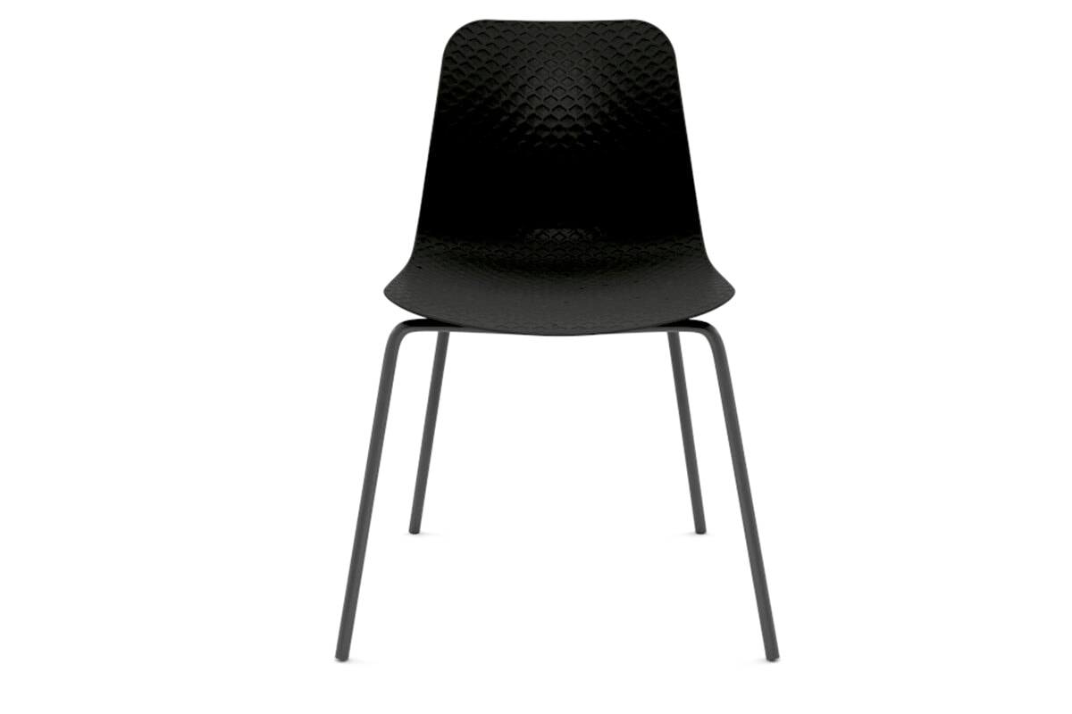 Dune Cafe Chair with 4-Leg Base - Stylish and Durable Bistro Chair for Restaurants, Cafes, and Home Decor