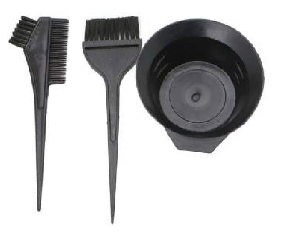 Professional Hair Coloring Kit with Bowl & Brushes - Salon-Grade Dye Mixing Set for Men & Women (1 Bowl + 2 Brushes) - Perfect for At-Home Hair Color, Salon Styling & DIY Hair Treatments