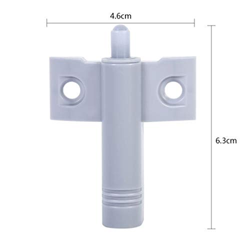10Pcs White Soft Close Cabinet Hinges with Screws - Quiet Door Stop Damper for Kitchen Drawers & Furniture Hardware - Perfect for Home Renovation & DIY Projects