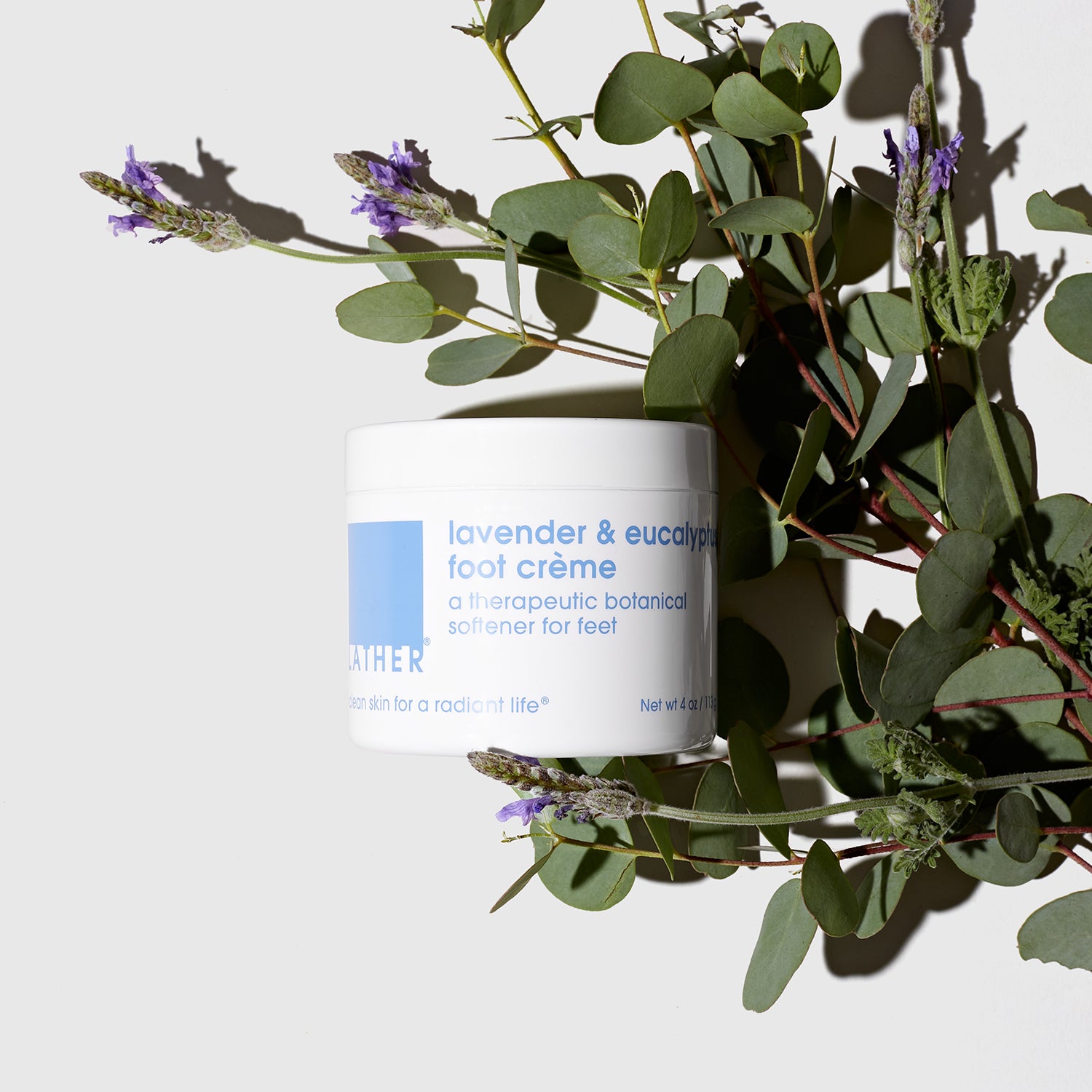 Lavender & Eucalyptus Foot Cream for Dry Cracked Feet - Soothing Moisturizer with Natural Essential Oils - Perfect for Pedicures, Spa Treatments & Post-Workout Foot Care