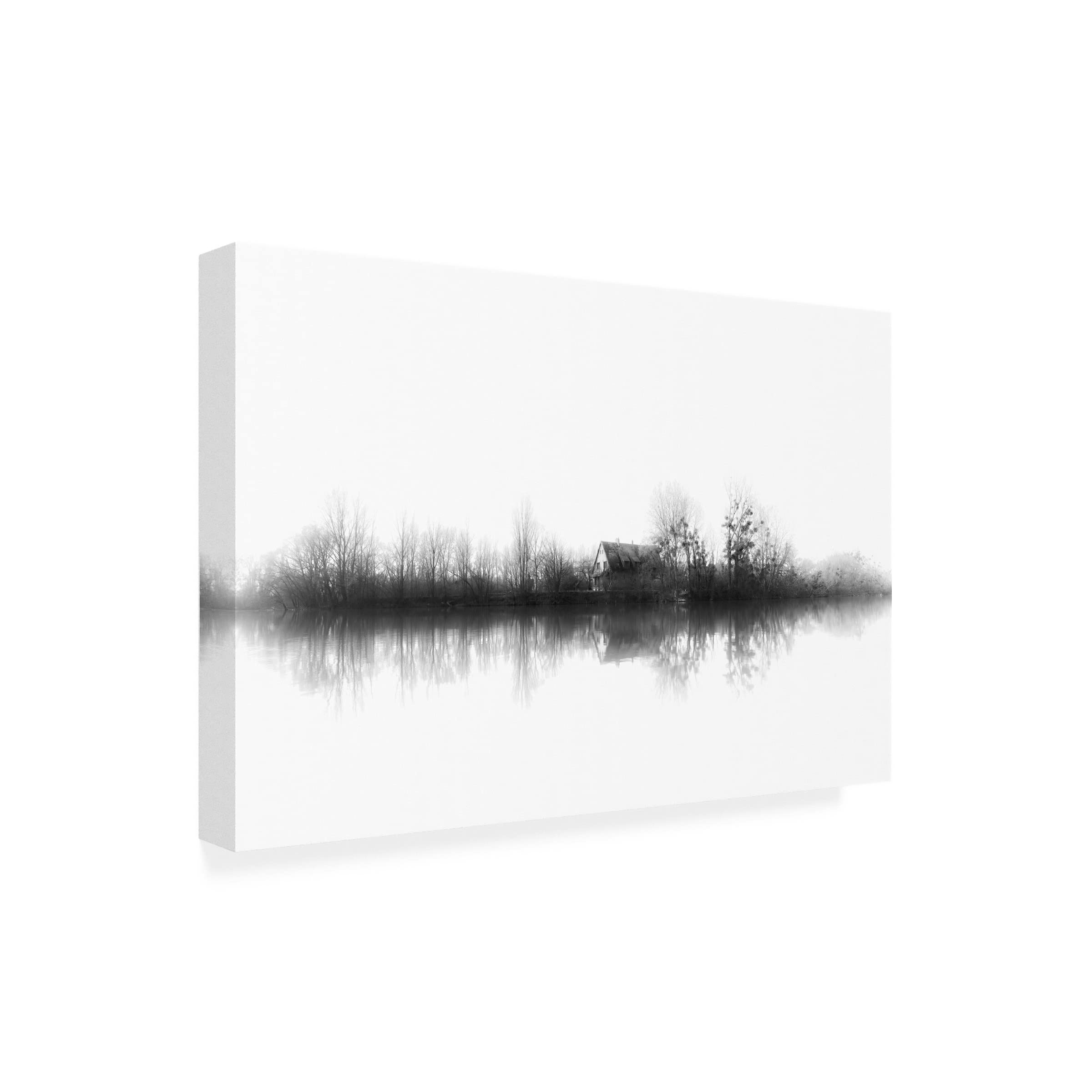 Boris Hristov 'Silence' Canvas Wall Art Print - Modern Abstract Painting for Living Room, Bedroom & Office Decor | Trademark Fine Art Collection