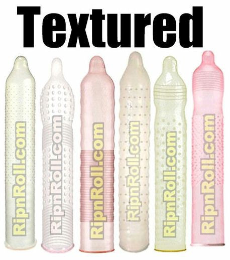 Premium Ribbed & Studded Condoms Variety Pack - Extra Safe & Pleasure Enhancing - Perfect for Couples & Sensual Intimacy