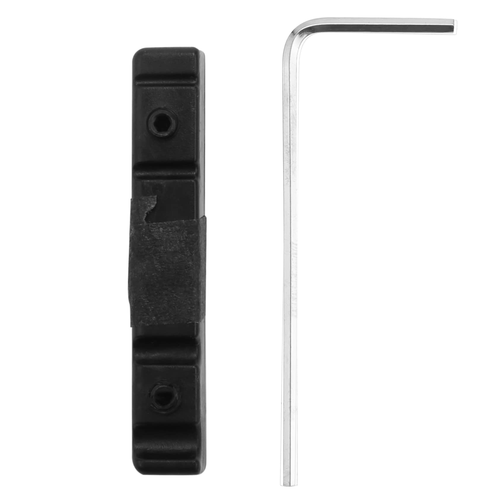 Aduoke Adjustable Pom Nut Slotted for 5-String Guitar Replacement Parts - Black | Perfect for Guitar Repair & Maintenance, DIY Upgrades for Better Tuning Stability