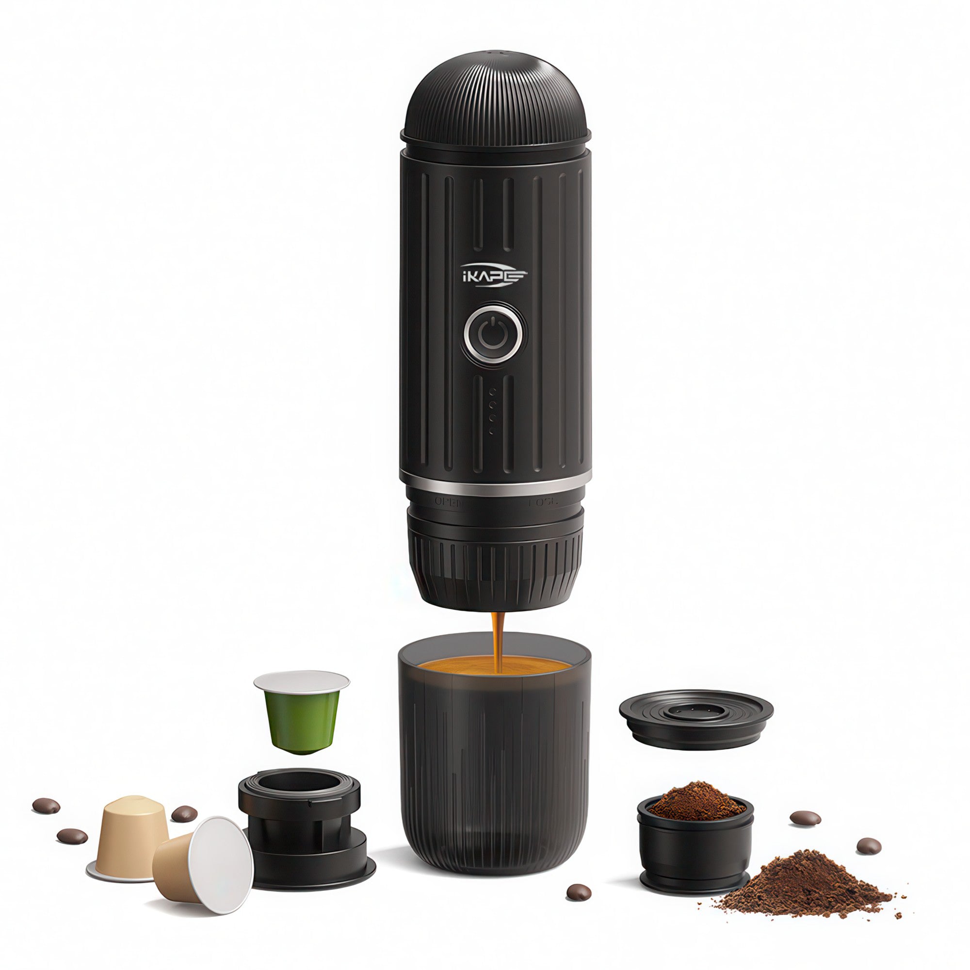 Portable Electric Espresso Coffee Maker - Compact Travel Coffee Machine for Home, Office & Camping - Perfect for Espresso Lovers On The Go