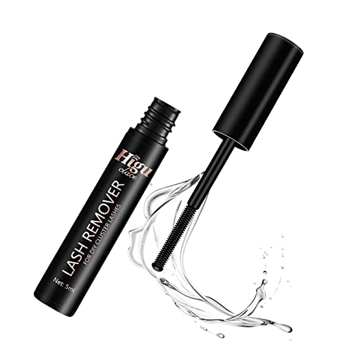 Gentle Rose Extract Eyelash Glue Remover for False Lashes - DIY Cluster Lash Extension Remover, Soothing & Non-Irritating Eye Cleanser Oil (5ml) | Perfect for Home Use, Salon Professionals & Travel-Friendly Lash Care