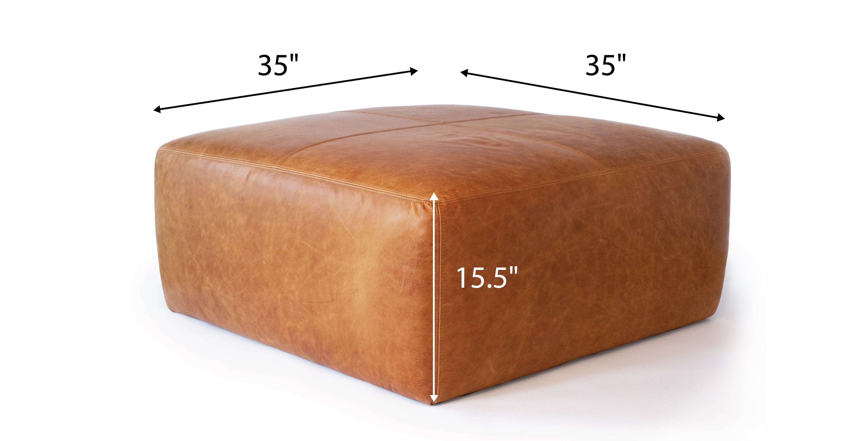 Sequoia Ottoman - Stylish and Comfortable Footstool for Living Room, Bedroom, or Office - Perfect for Relaxing, Reading, or Extra Seating