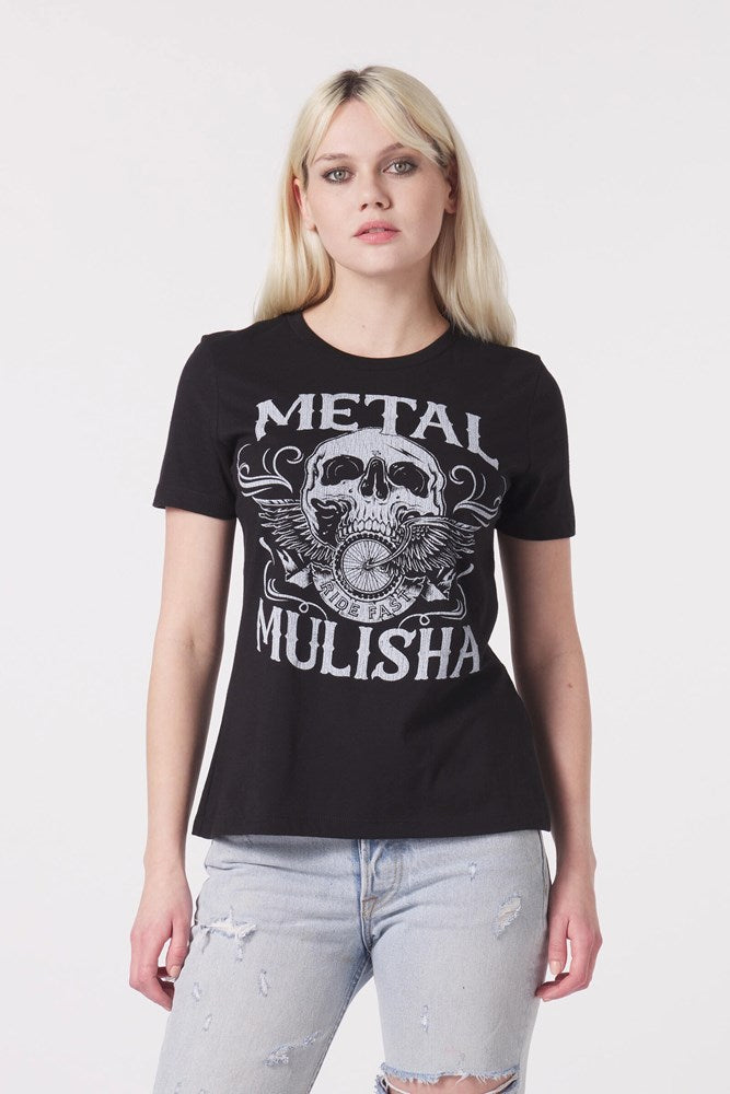 Metal Mulisha Charm Relaxed Tee - Men's Graphic T-Shirt for Casual Wear & Street Style | Perfect for Everyday Outfits, Concerts, and Skateboarding