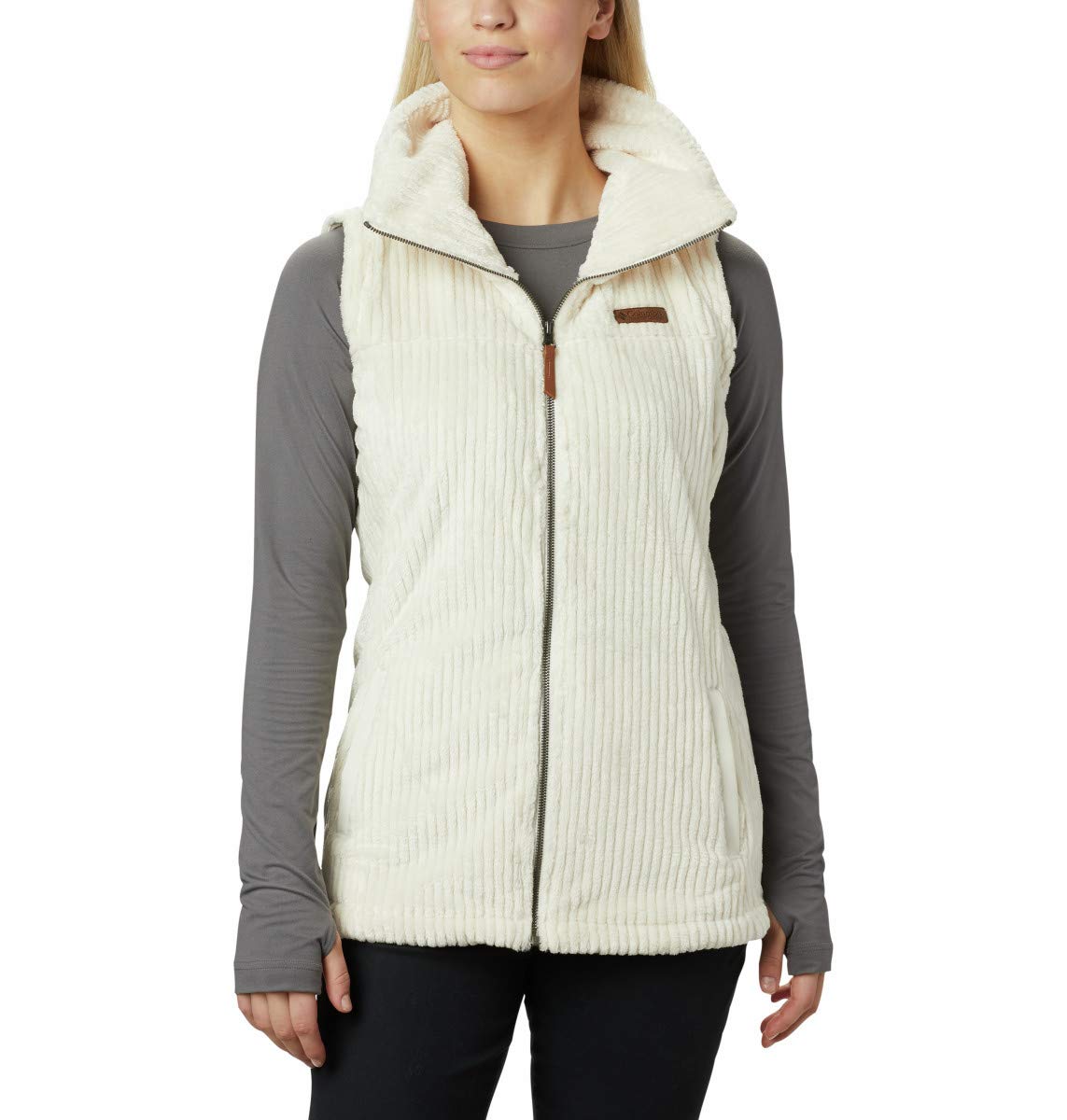 Columbia Women's Fire Side Sherpa Vest - Warm Fleece Lined Winter Vest for Outdoor Activities, Hiking & Casual Wear