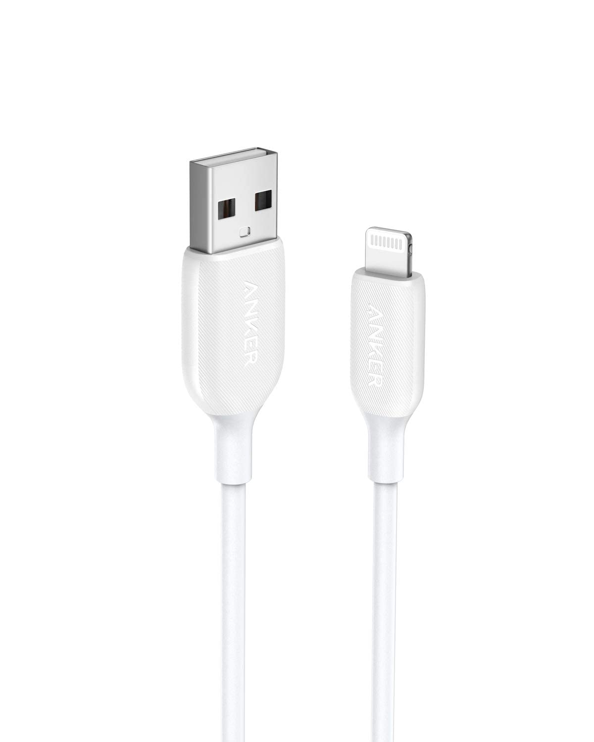Anker Powerline III Lightning Cable - Ultra Durable MFi Certified USB A to Lightning Charging Cable for iPhone 14/13/12/11/SE/Xs/XR - Fast Charging & Data Sync (3FT, White) - Perfect for Home, Office & Travel Use