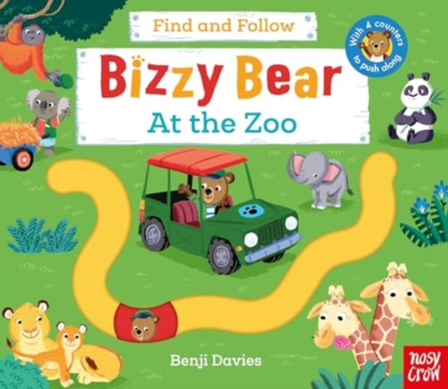 Bizzy Bear: Find and Follow At the Zoo - Interactive Children's Board Book for Early Learning & Animal Recognition | Perfect for Toddler Storytime, Preschool Education & Family Reading Activities