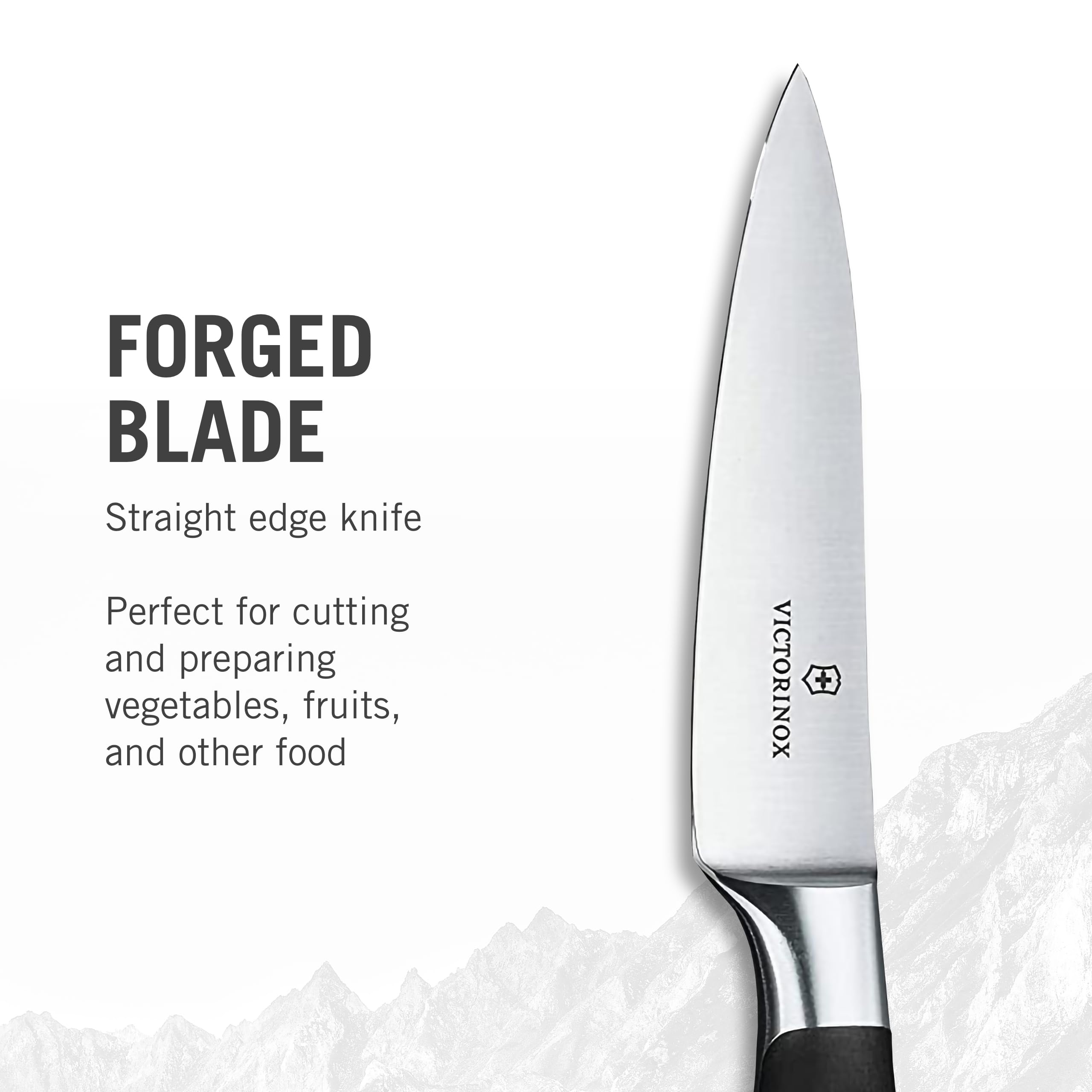 Victorinox Grand Metre Forged Knife - High-Quality Stainless Steel Kitchen Knife for Professional Chefs & Home Cooking - Perfect for Slicing, Dicing, and Chopping Vegetables, Meat, and Fruits
