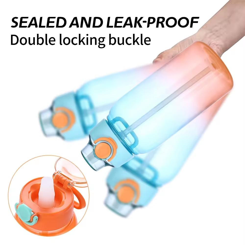 SQUICKLE Flavor Water Bottle with Pods - Leakproof Sports Cup for Gym & Outdoor (1000ml)