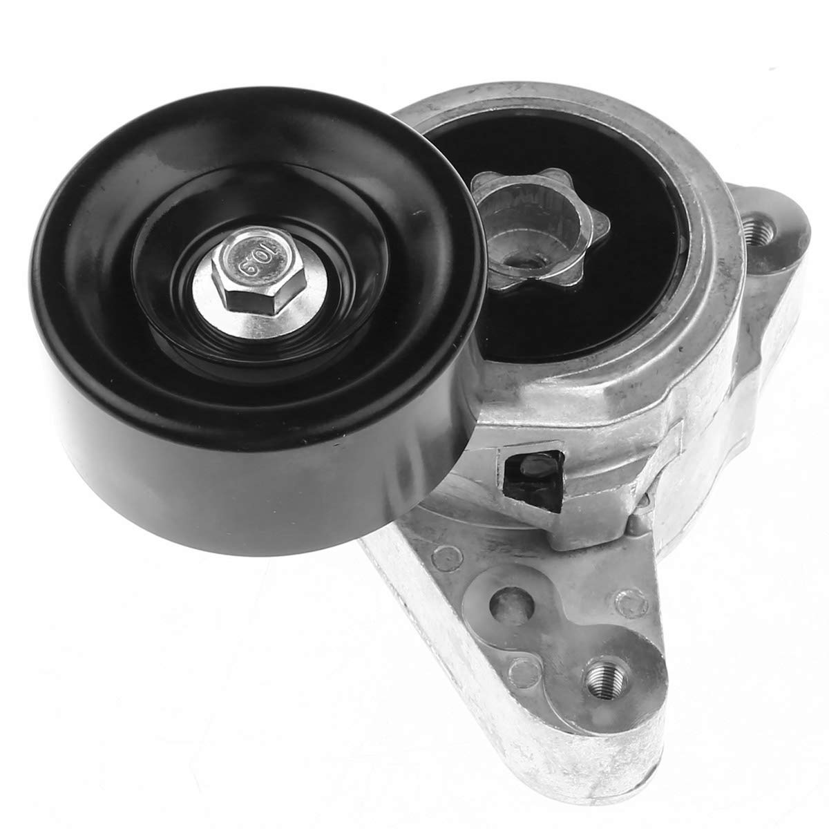 Honda Accord Civic CR-V Element Acura RDX CSX TSX ILX Belt Tensioner with Pulley Replacement - High-Quality Auto Part for Smooth Engine Performance | Perfect for DIY Car Repair & Maintenance