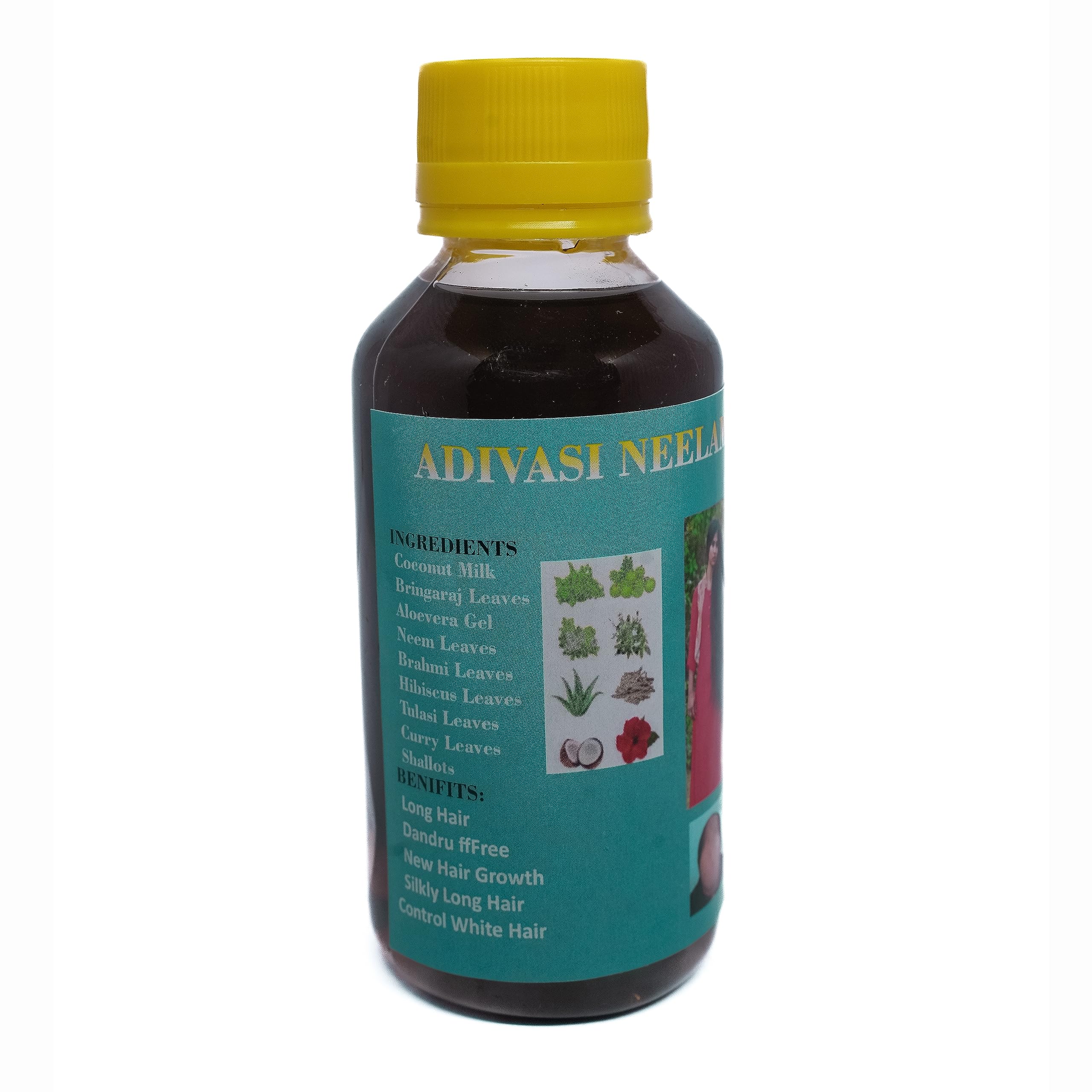 **Adivasi Neelambari Herbal Hair Oil - 100ml (Pack of 2) | Pure Natural Organic Hair Growth & Hair Fall Control Treatment | Strengthens & Repairs Damaged Hair | Perfect for Dry, Frizzy & Thinning Hair**    *(Use Case: Promotes healthy hair growth, reduces breakage, and nourishes scalp for men and women with all hair types.)*