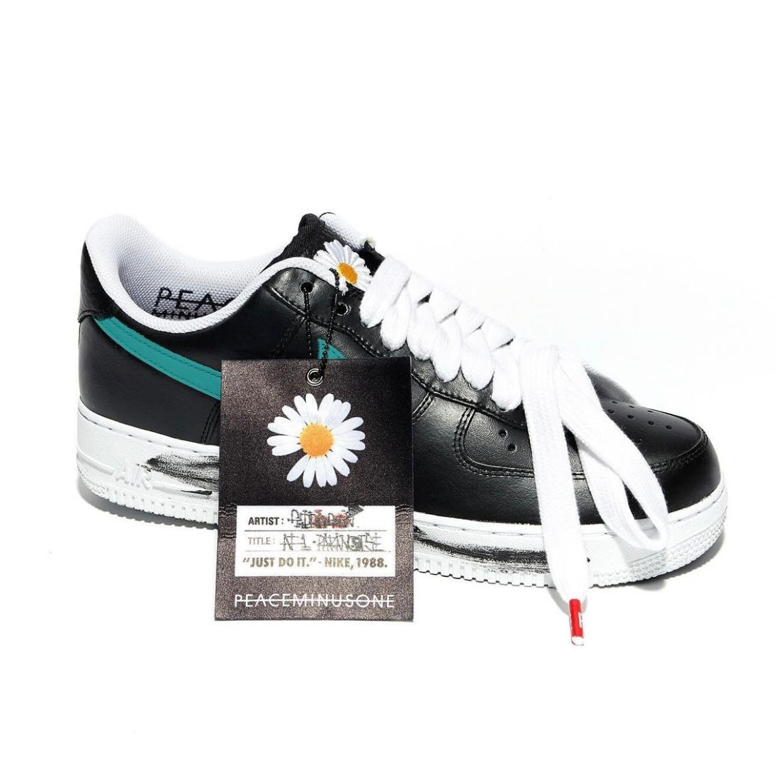 Nike Air Force 1 Low G-Dragon Peaceminusone Para Noise 3.0 Sneakers (AQ3692-004) - Limited Edition White & Black High-Top Basketball Shoes for Men, Streetwear Fashion & Casual Wear