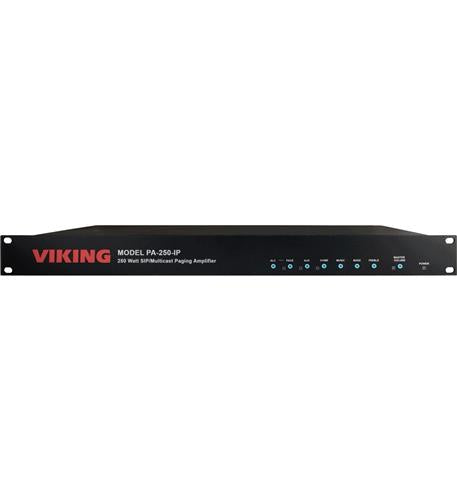 VK PA 250 IP 250W SIP Multicast Paging Unit - High Power IP Intercom System for Schools, Offices & Industrial Facilities