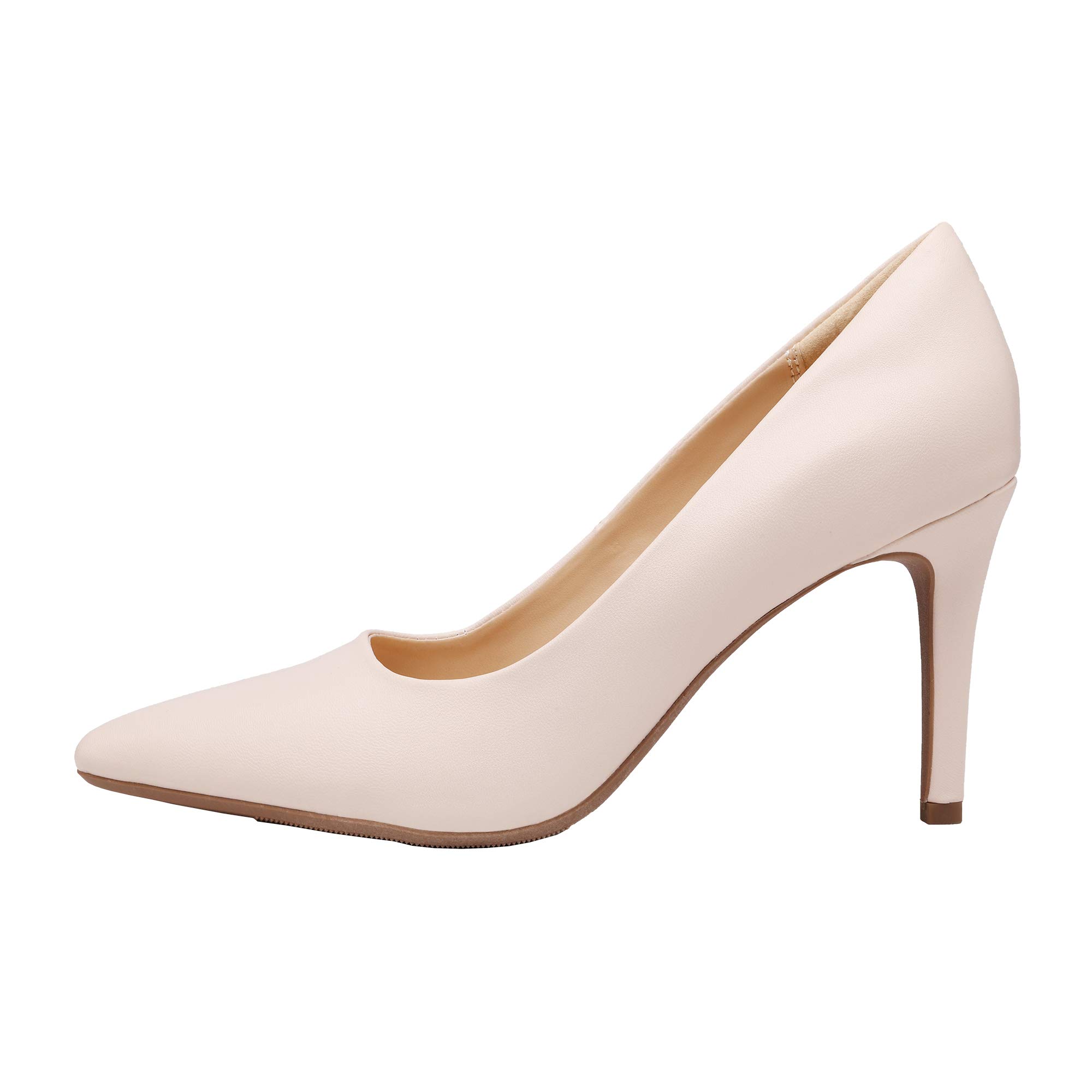 DREAM PAIRS Women's High Heel Stiletto Pumps - Pointed Toe Dress Shoes for Party, Wedding & Evening Wear - Comfortable 4 Inch Heels for Women