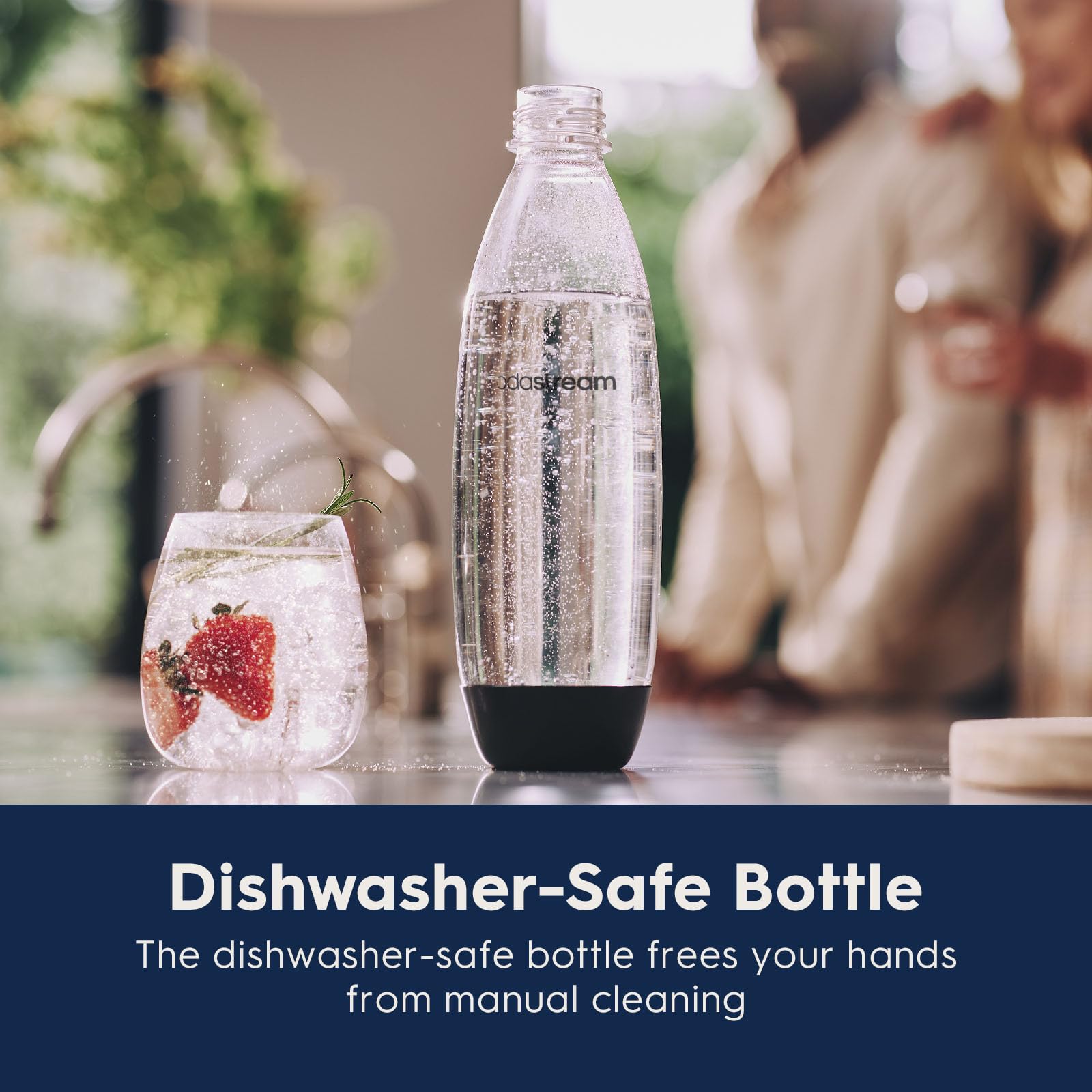 SodaStream Terra Sparkling Water Maker Kit - White, Includes CO2 Cylinder, DWS Bottles & Bubly Drops Flavors for Homemade Carbonated Drinks | Perfect for Kitchen, Office & Parties