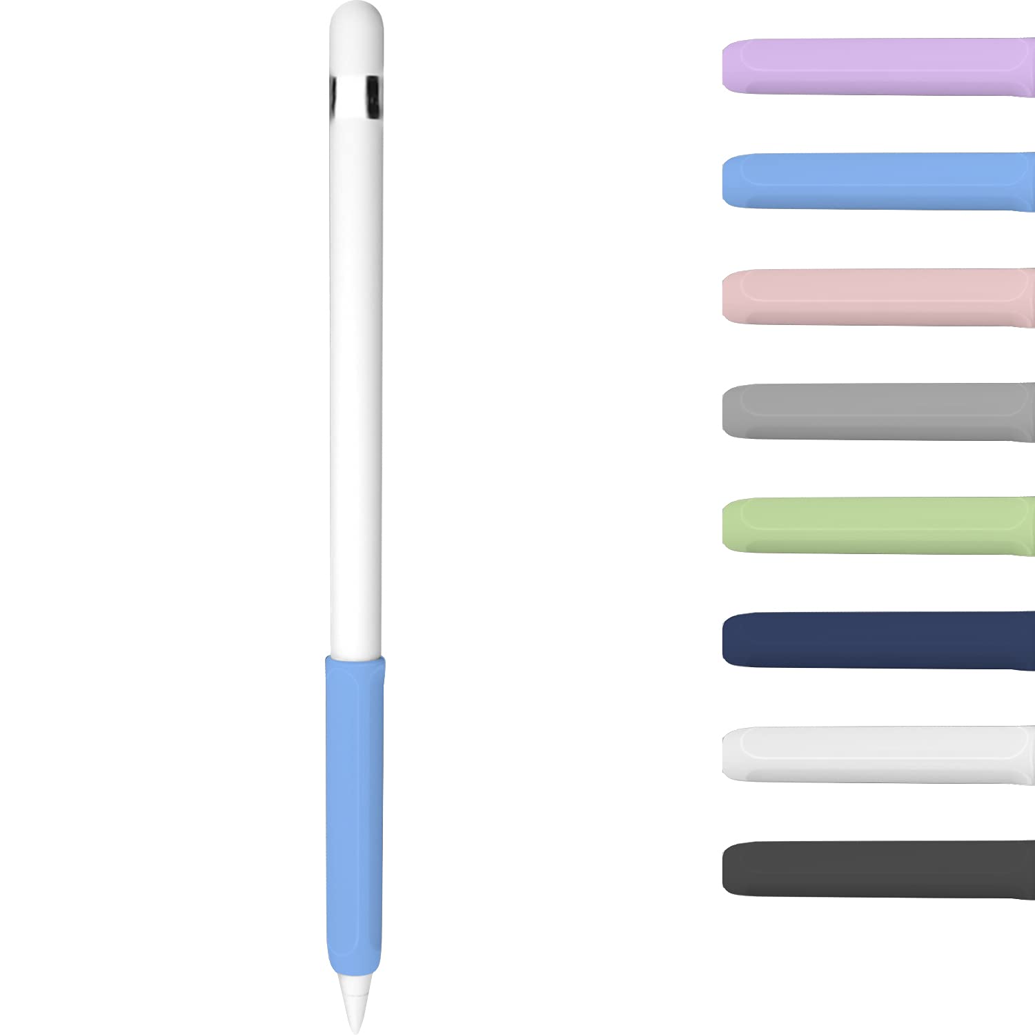 YINVA Ergonomic Grip for Apple Pencil 1st Gen - Blue | iPad Drawing & Note-Taking
