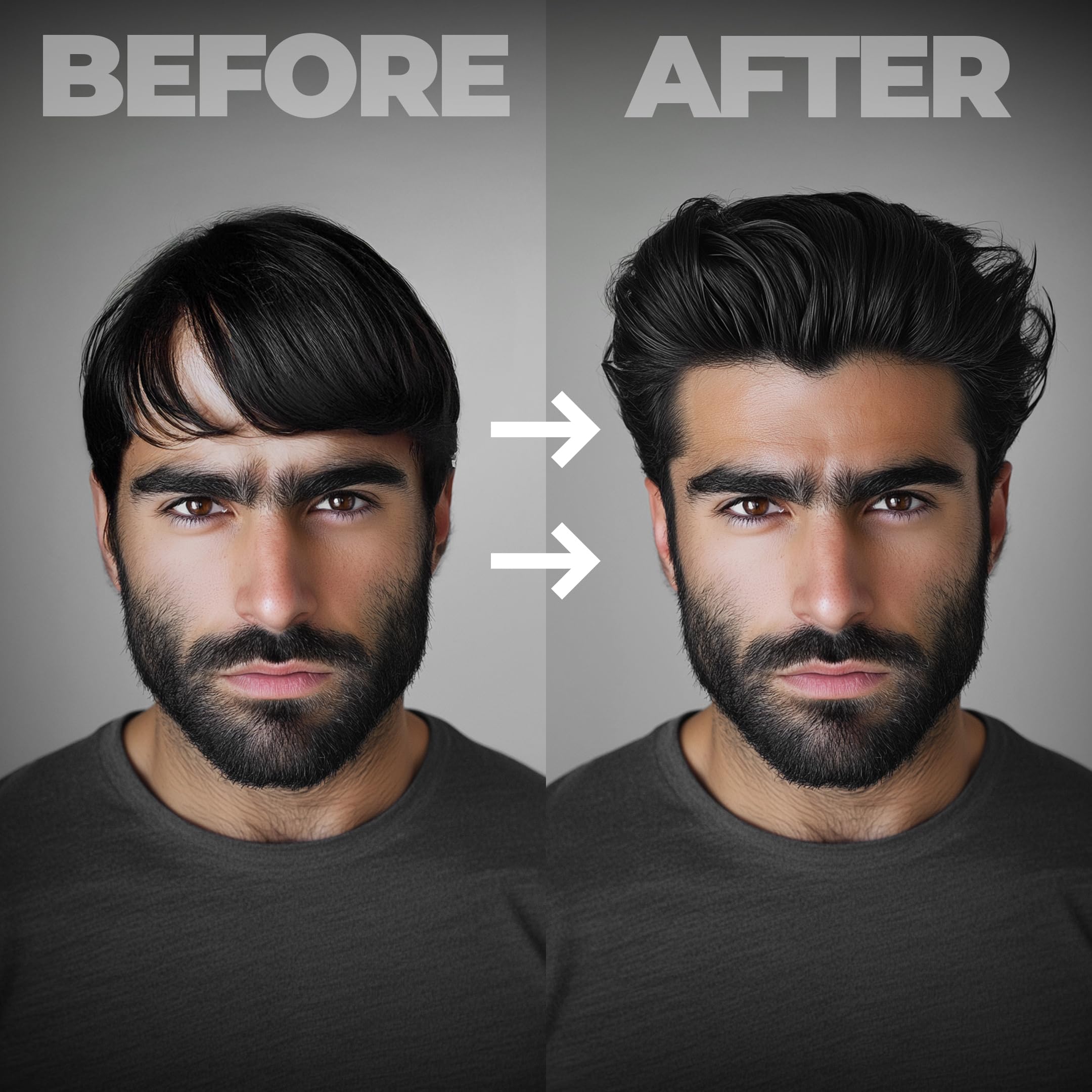 Beardo Thickening Hair Serum Spray for Men - 50ml | Frizz Control, Smooth & Glossy Hair Treatment | Volumizing Hair Spray for Daily Use | Perfect for Travel, Work & Styling On-The-Go