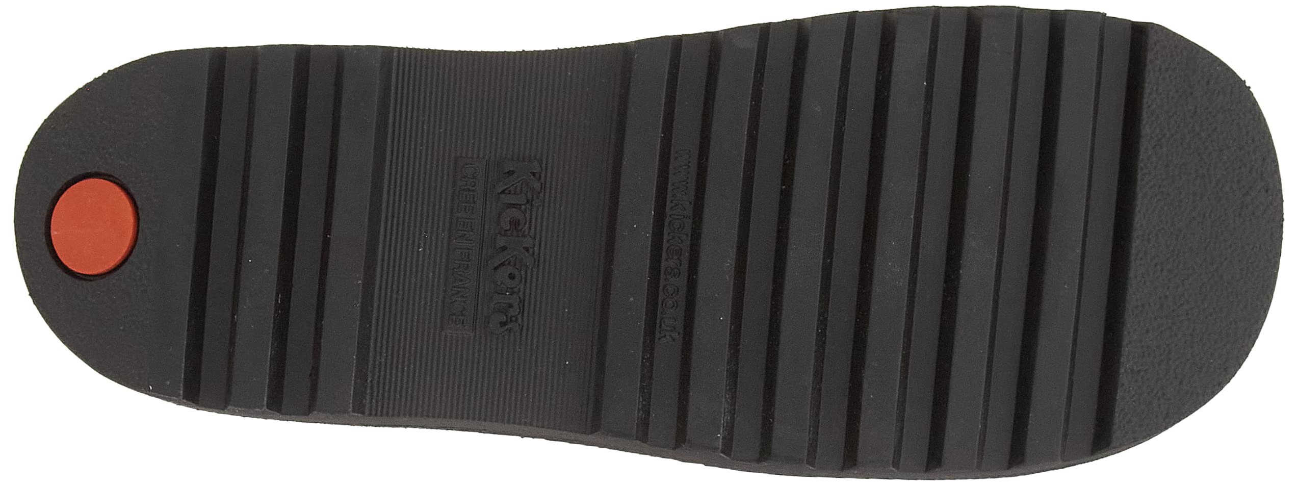 Kickers Kick Lo Y Black Leather School Shoes for Kids - Comfortable & Durable Boys' Casual Sneakers for School, Play & Everyday Wear