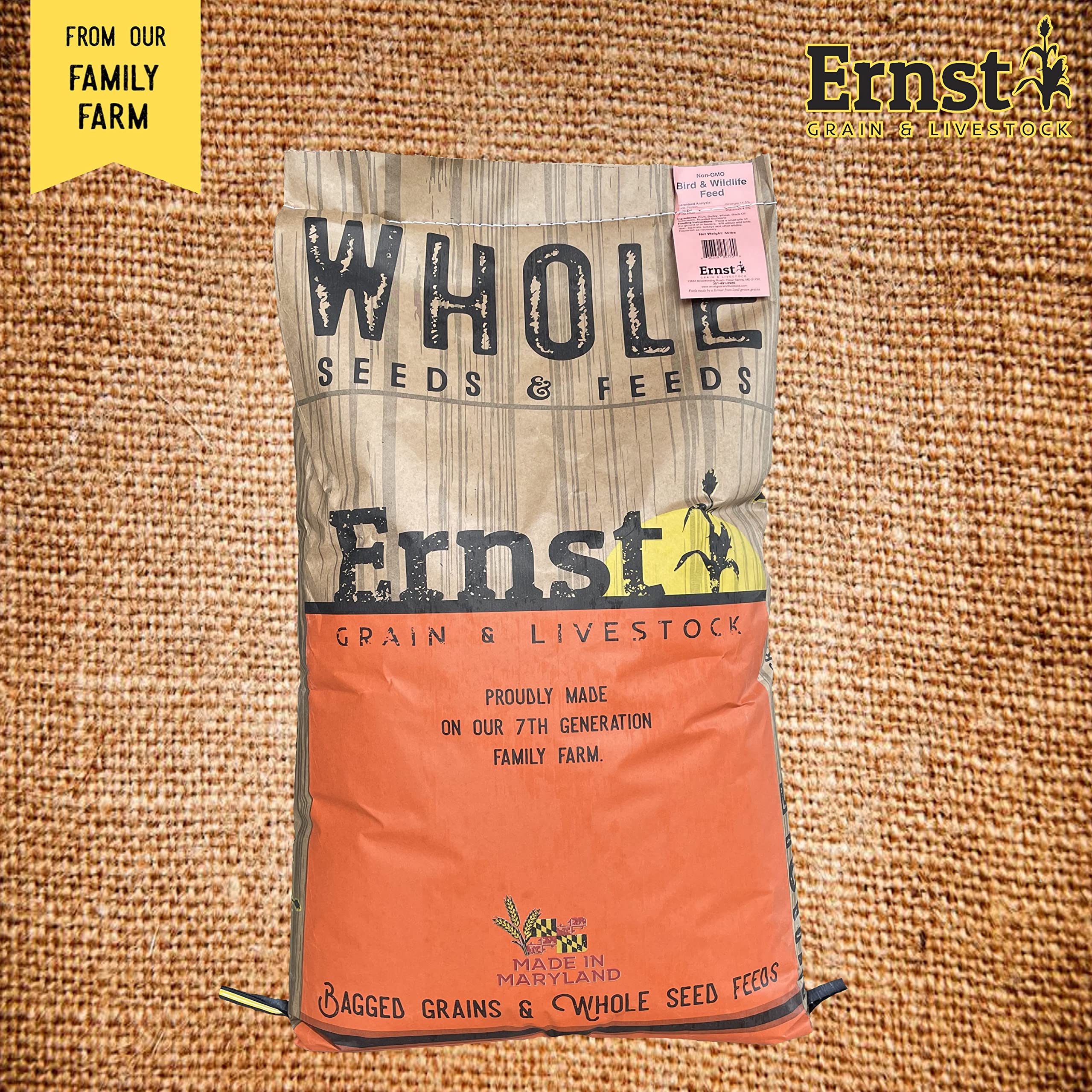 Premium Feed Grade Oats for Horses & Livestock - 50 lb Bag | High Protein Whole Grain Oats for Animal Nutrition, Farm & Stable Use
