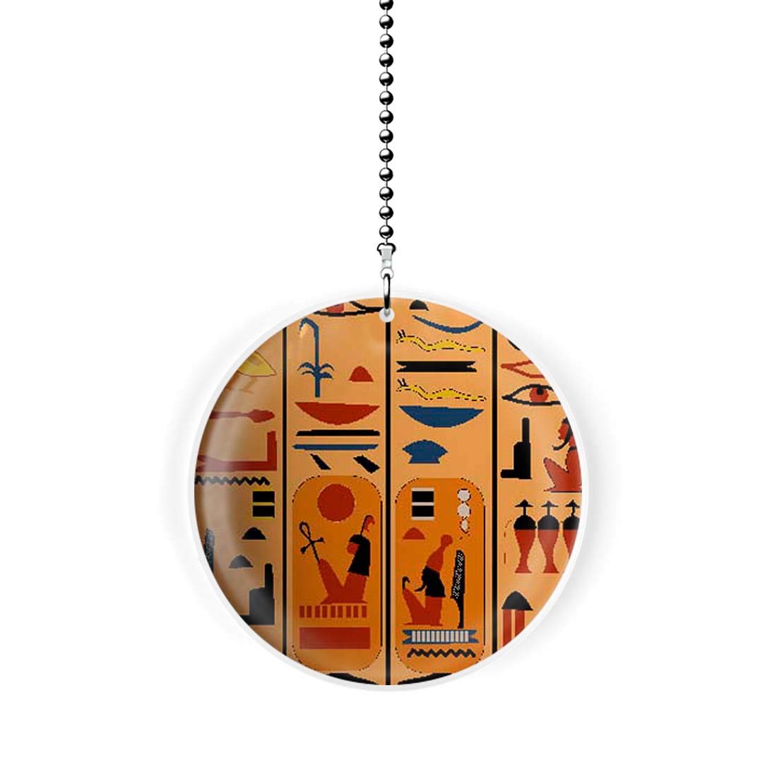 Handmade Egyptian Papyrus Fan & Light Pull - Authentic Ancient Artifact for Home Decor, Gifts & Mediterranean Style Interiors | Perfect for Living Rooms, Bedrooms & Boho Themed Spaces