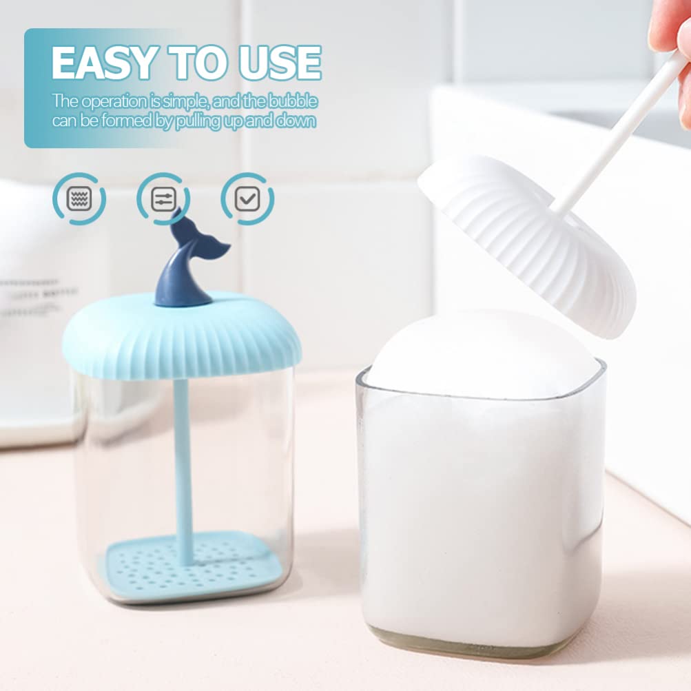 Minkissy 2-Piece Marshmallow Whip Maker & Face Foam Maker Set - Rich Cream Foamer, Facial Cleanser Foam Cup for Deep Cleansing - Perfect for Skincare Routine & DIY Beauty Treatments at Home
