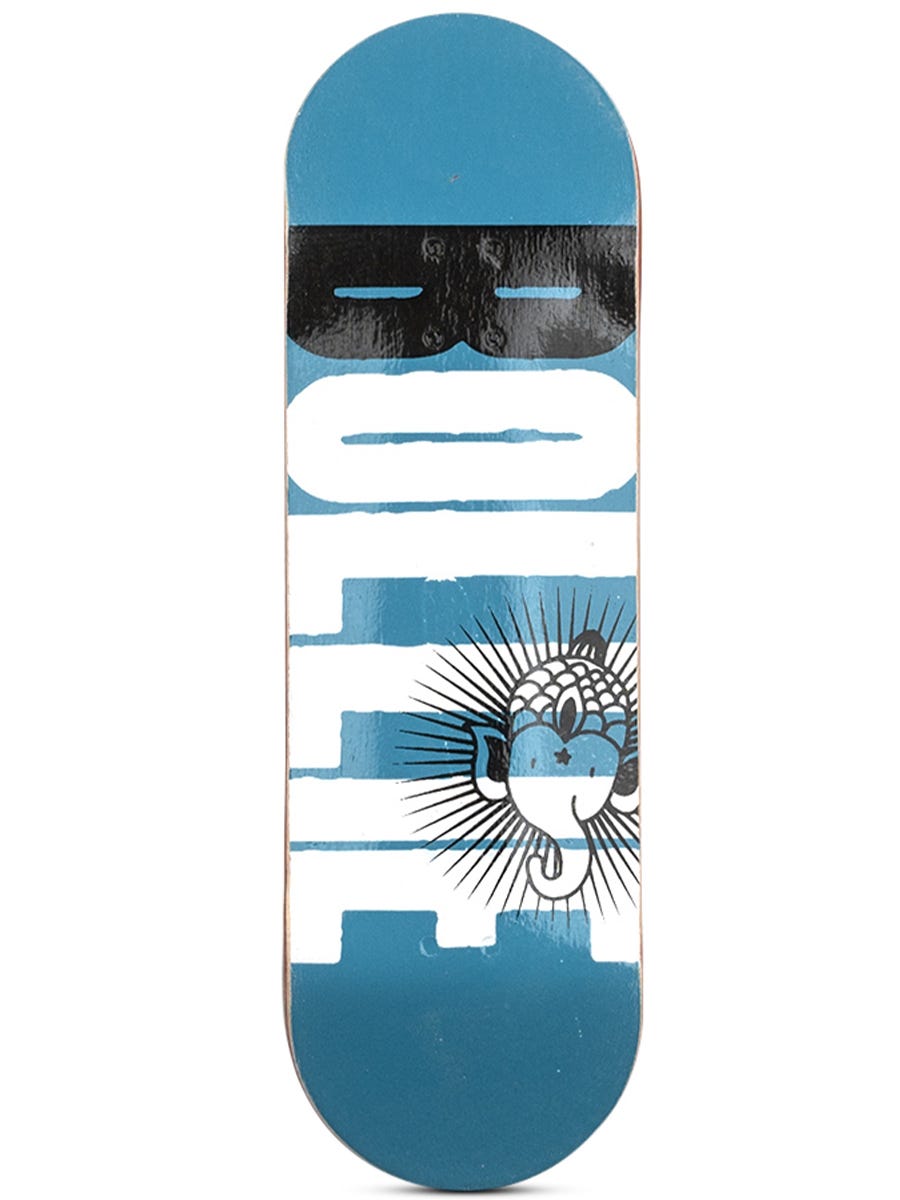 Bollie Fingerboard Deck with New Logo - Mini Skateboard for Tricks & Stunts - Perfect for Kids, Teens & Collectors - Indoor & Outdoor Fun