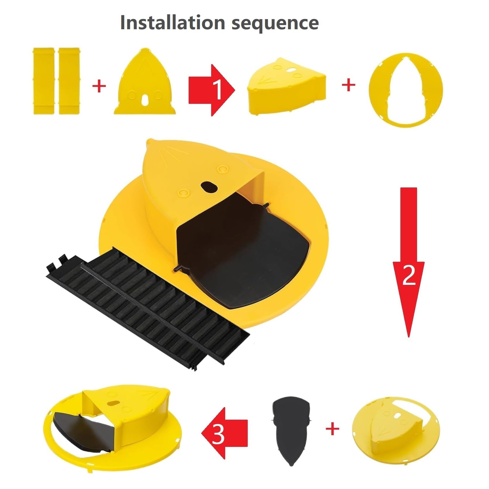 Auto Reset Humane Mouse & Rat Trap Bucket Lid - 5 Gallon Compatible for Indoor & Outdoor Use | Safe & Effective Rodent Control (2 Pack) | Perfect for Garages, Basements & Gardens