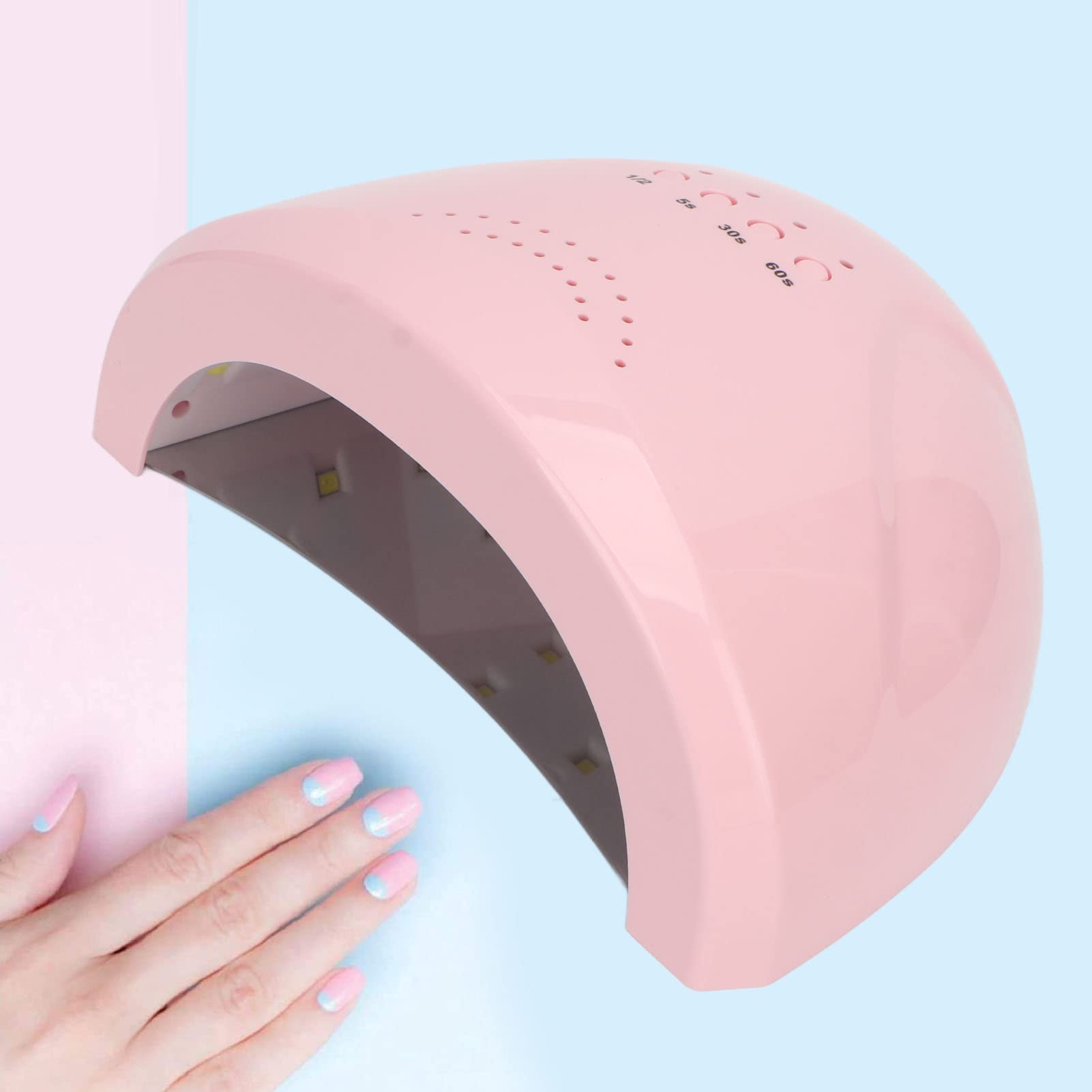 Professional UV LED Nail Lamp with Timer Memory Function - Fast Drying Nail Polish Curing Light for Gel Manicures (EU Plug) | Perfect for Home Nail Care & Salon Use