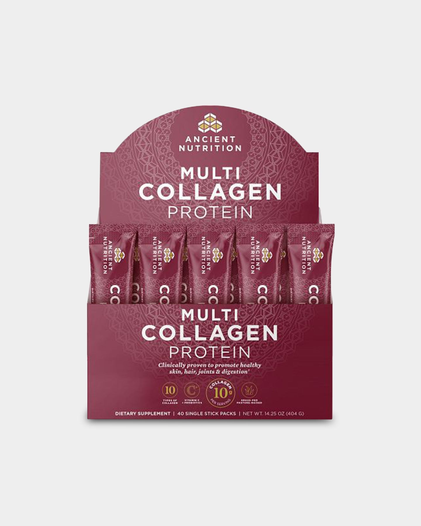 Ancient Nutrition Multi Collagen Protein Powder - 20g per Serving for Skin, Hair & Joint Support - Perfect for Smoothies, Coffee & Baking Recipes