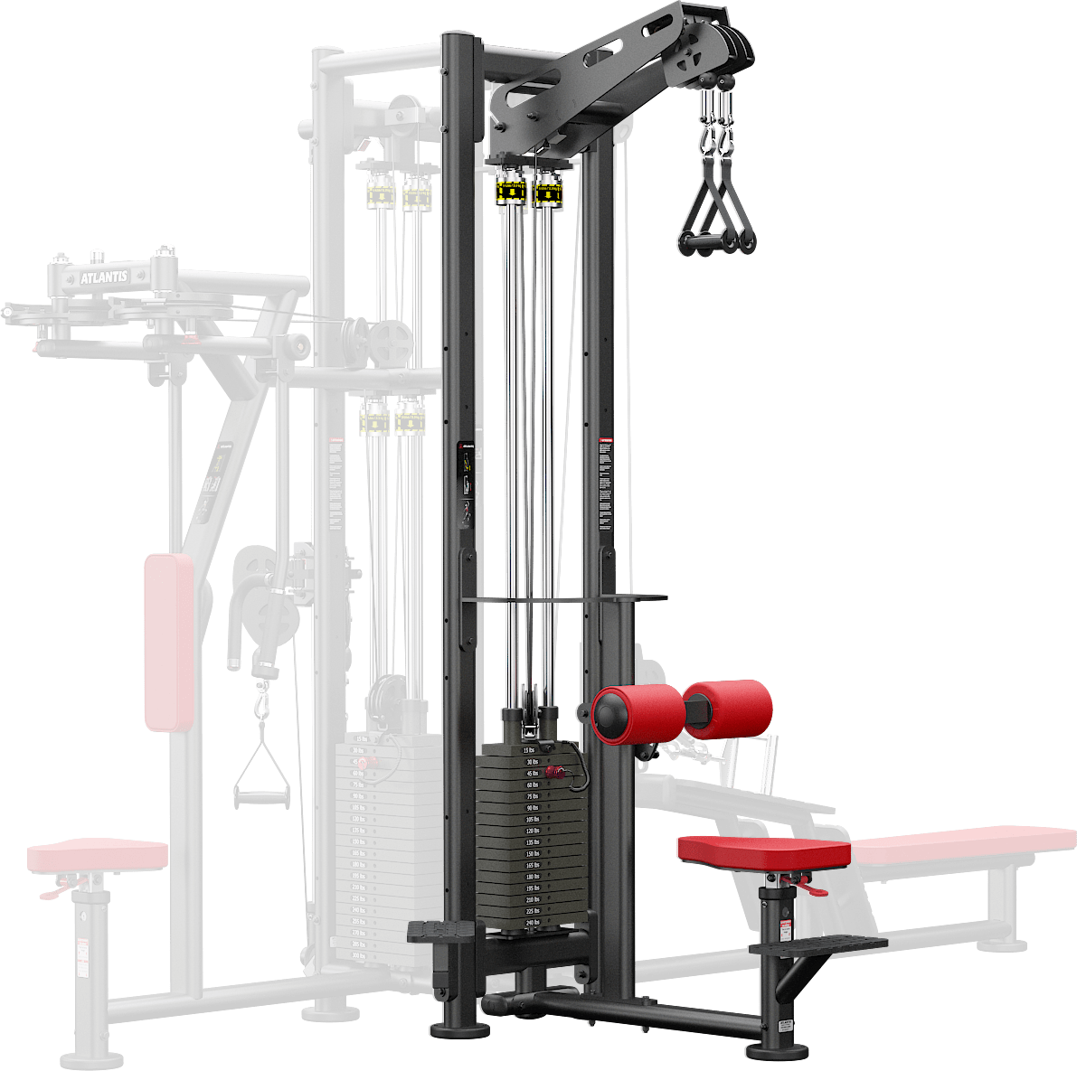 ATLANTIS NM500 Unilateral Lat Pulldown Machine - Professional Gym Equipment for Home & Commercial Use - Perfect for Strength Training and Back Workouts
