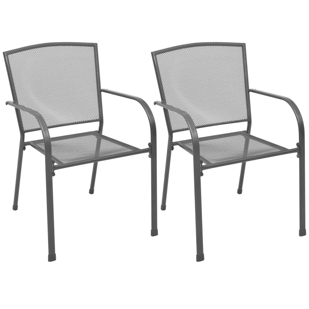 Estink Stackable Dining Chairs with Breathable Mesh Design - Perfect for Patio, Garden, Outdoor Dining & Backyard Relaxation