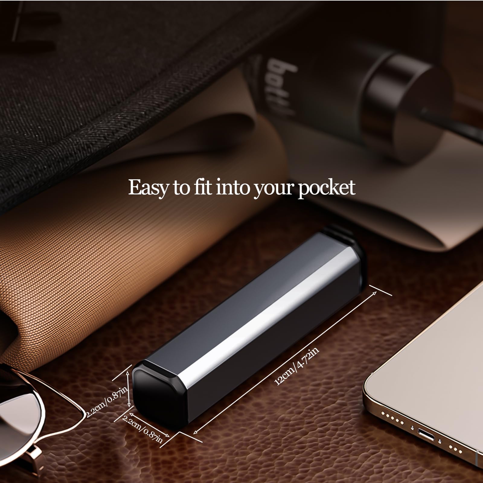 Compact Airplane Travel Phone Mount with 1.57