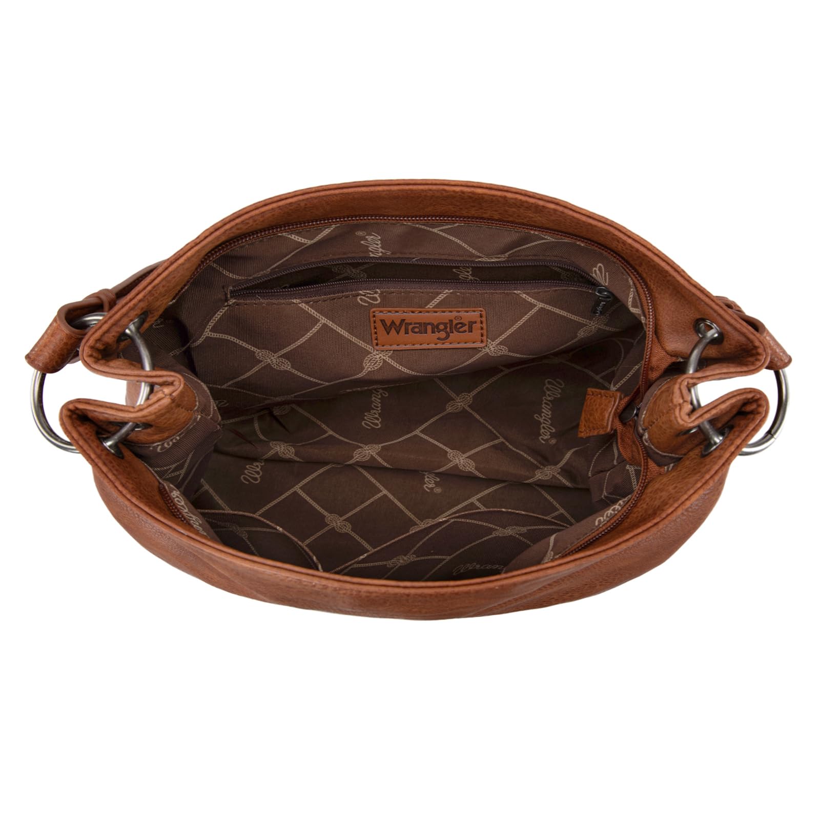 Wrangler Vegan Leather Hobo Bags for Women - Stylish Top Handle Shoulder Purses & Handbags | Perfect for Work, Travel & Everyday Use