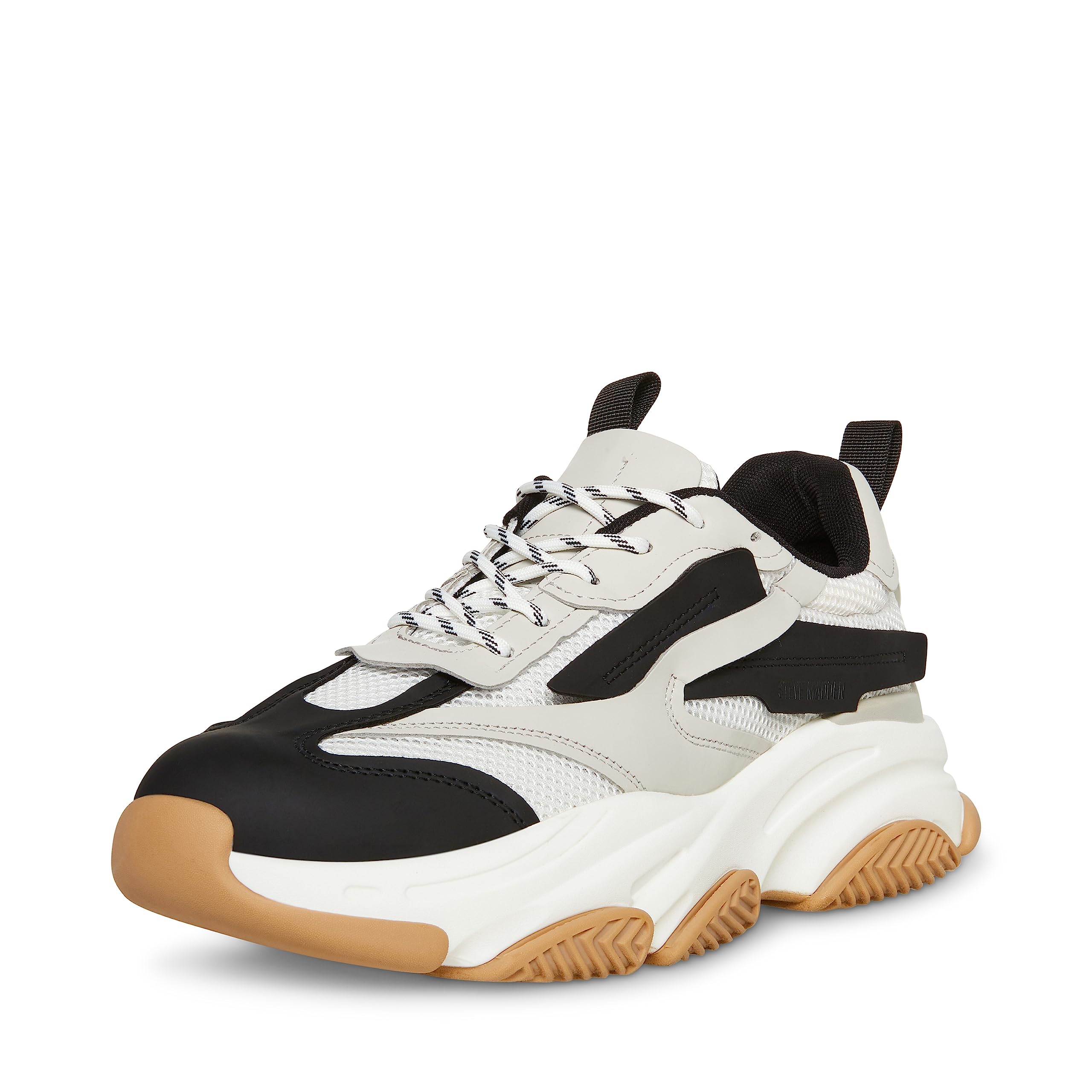 Steve Madden Men's Possess Sneaker - Comfortable Casual Shoes for Walking, Running & Everyday Wear | Breathable Lightweight Design for Men's Fashion & Active Lifestyle