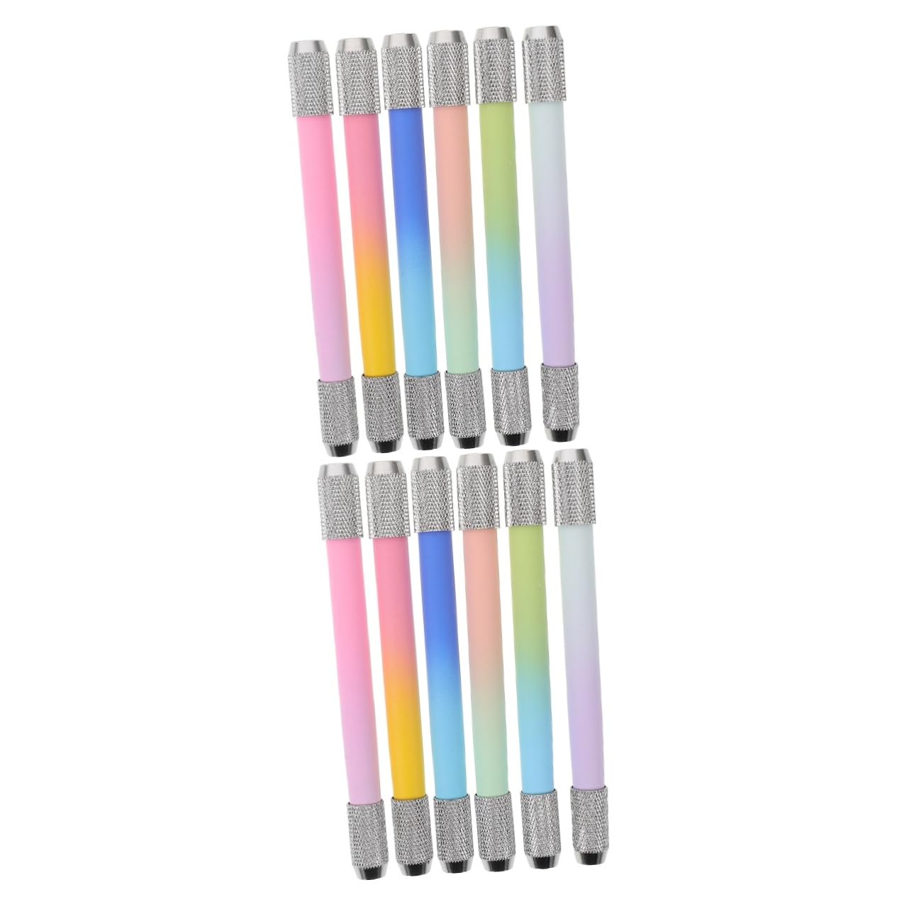 TEHAUX 12-Piece Colored Pencil Extender Set - Metal Pencil Lengthener Holders for Artists & Students - Perfect for Sketching, Drawing & Art Projects