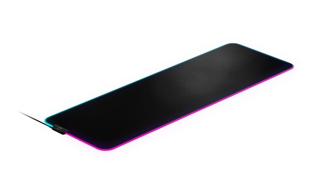 SteelSeries Aerox 9 Wireless Gaming Mouse - Ultra Lightweight for MMOs/MOBAs (89g) - 18 Programmable Buttons - Bluetooth/2.4GHz - Perfect for Competitive Gaming & Esports - QcK Prism Cloth XL Gaming Mouse Pad (XL Size) - Ideal for PC & Laptop Gaming Setups