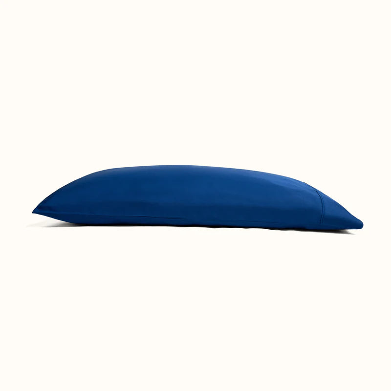 Premium Blue Bamboo Pillowcase Set of 2 - Soft & Hypoallergenic Bedding for Side Sleepers & Hot Sleepers - Perfect for Home, Hotel, and Travel Use